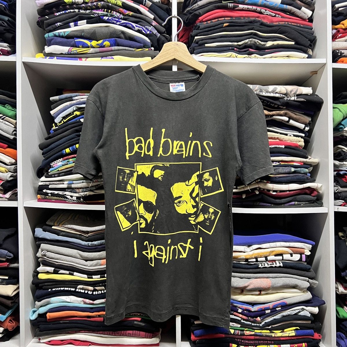 Band Tees × Vintage VTG DISTRESS BAD BRAINS BAND TEE Size US XXS / EU 40 - 1 Thumbnail