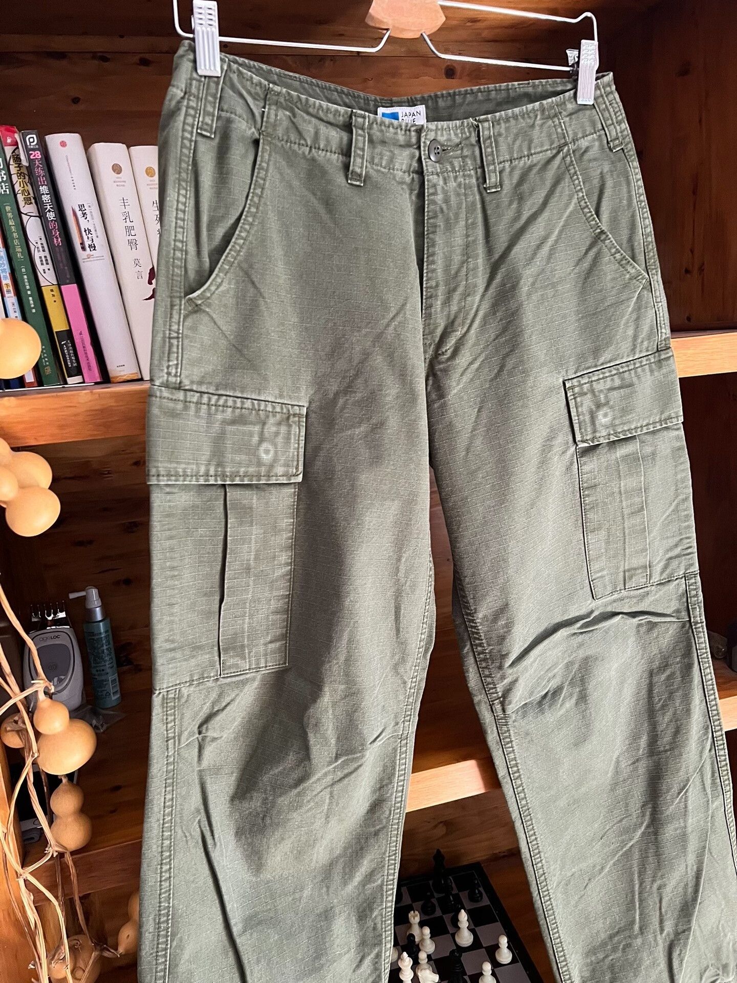 Japan Blue Jeans Japan Blue Jeans 1970s Military Cargo Pants Size US 30 / EU 46 - 2 Thumbnail