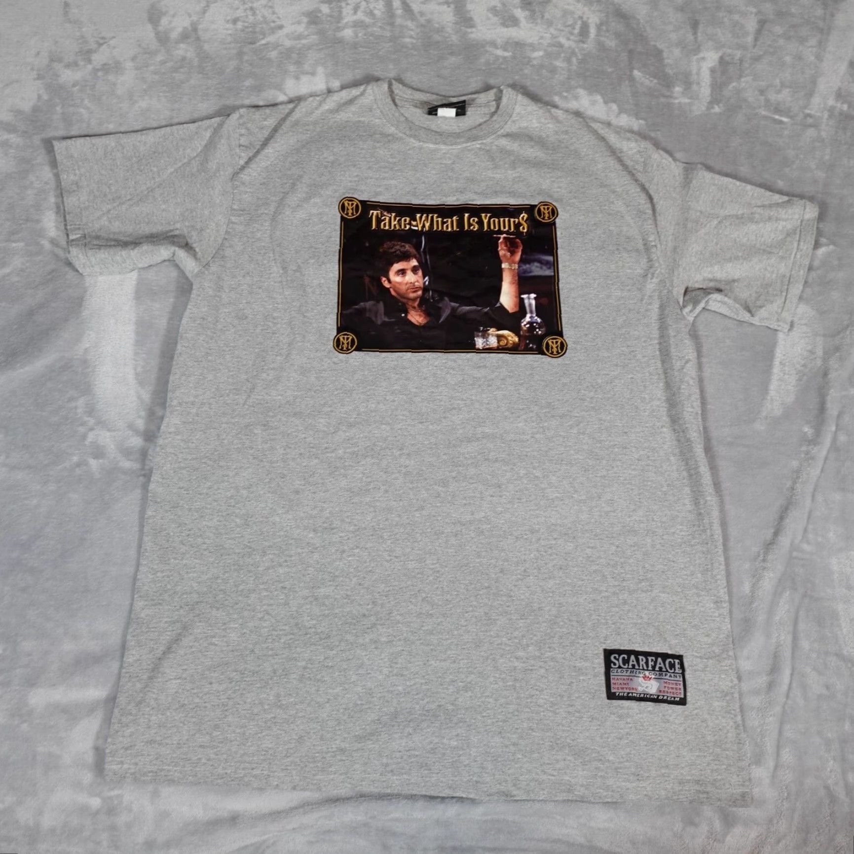 Vintage VINTAGE Scarface Movie T-Shirt Mens XL Tall Gray 2000s Graphic Print USA Made Size US XL / EU 56 / 4 - 3 Thumbnail