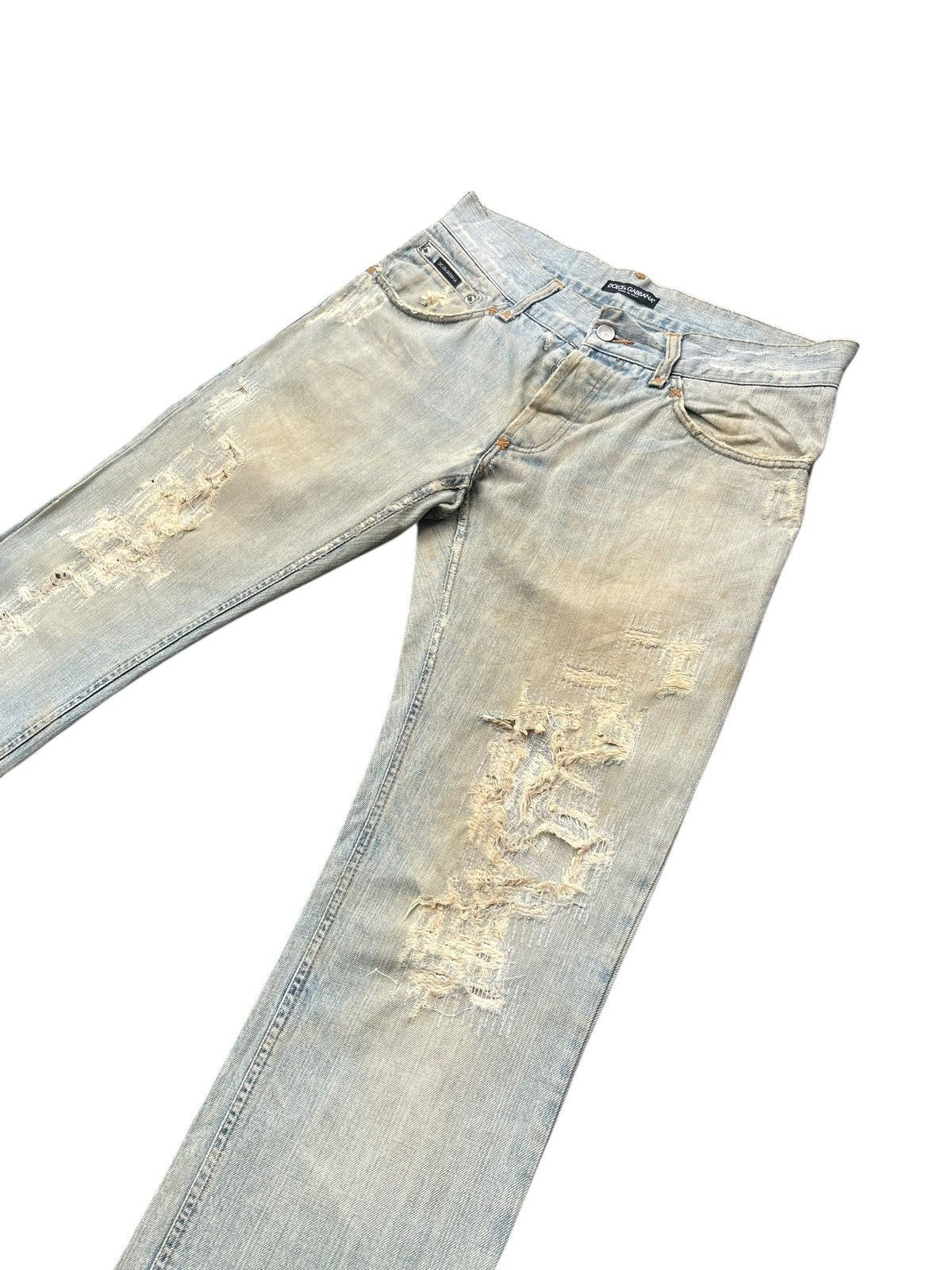 Dolce & Gabbana Vintage Dolce & Gabbana Distresed Size US 35 - 3 Thumbnail