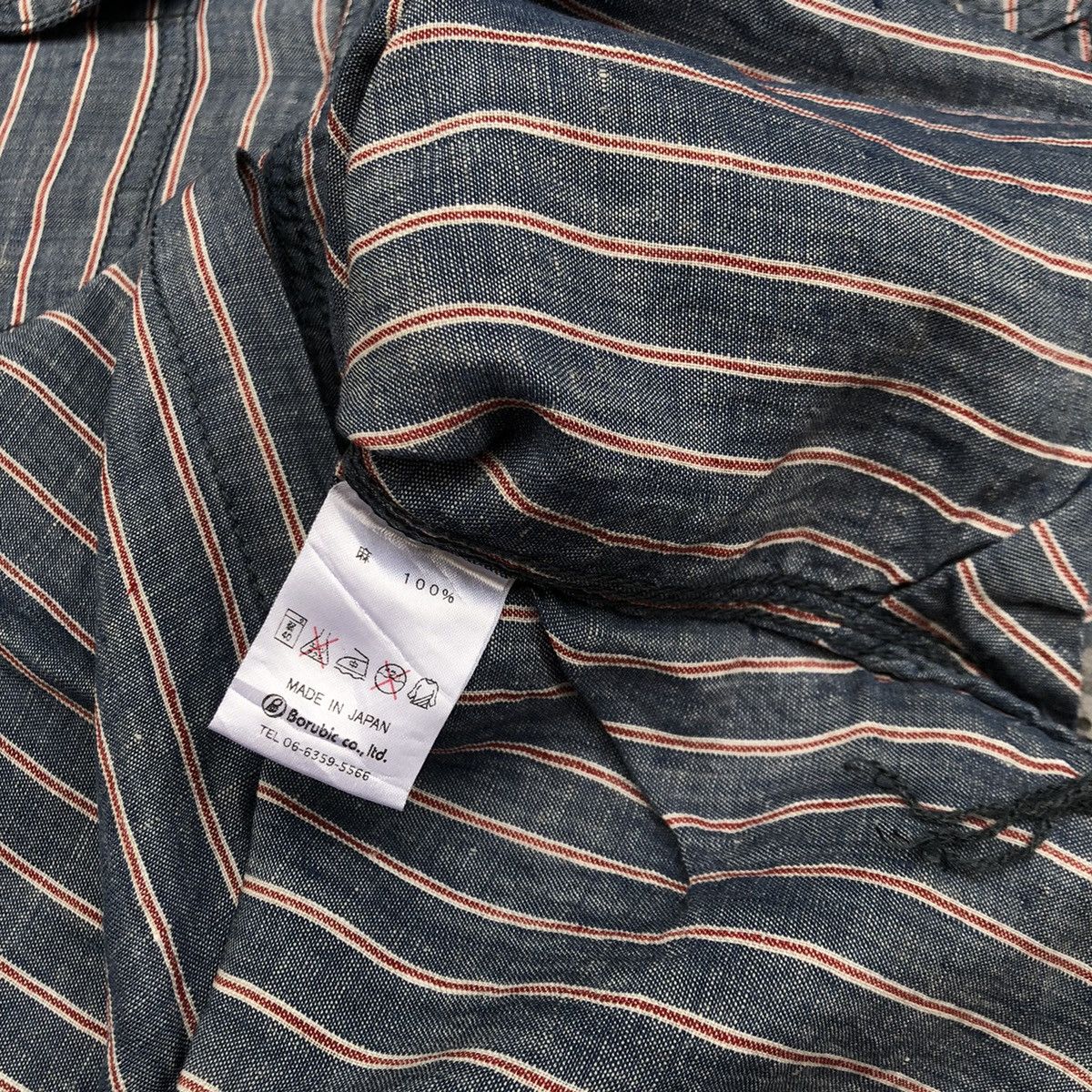 Japanese Brand × Vintage Vintage M.W.S Hot Rod Chambray Shirt Size US S / EU 44-46 / 1 - 5 Thumbnail