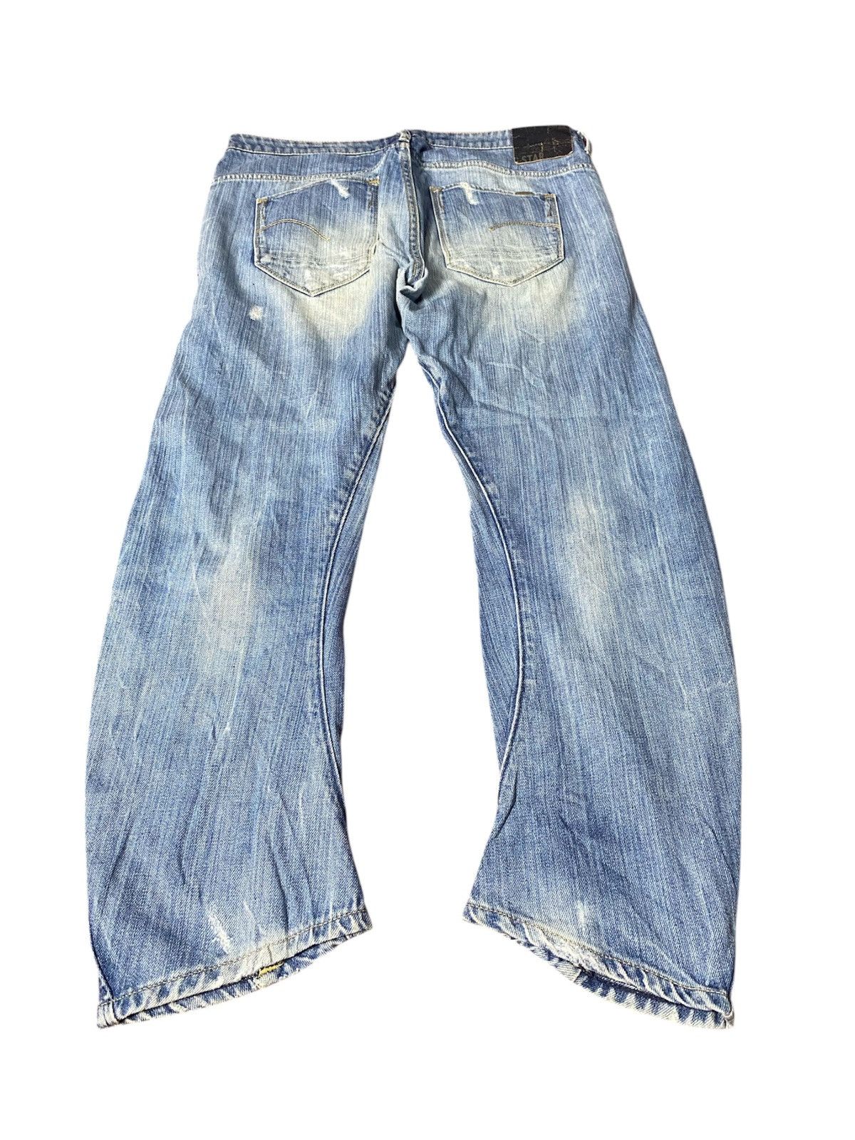 G-Star G star Raw Distressed Jeans Size US 29 - 4 Thumbnail