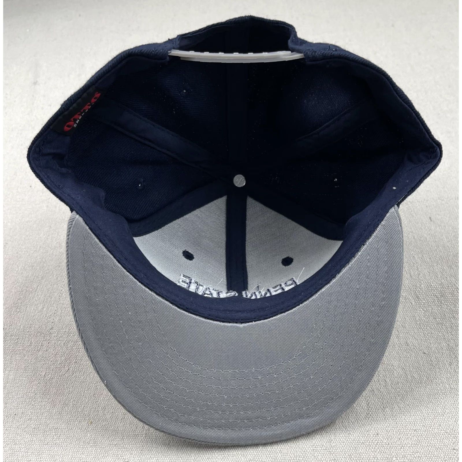 Vintage VINTAGE Penn State Hat Snapback Nittany Lions PSU Basketball Otto Cap One Size Blue Wool Blend Adjustable 90s Mens Size ONE SIZE - 2 Thumbnail