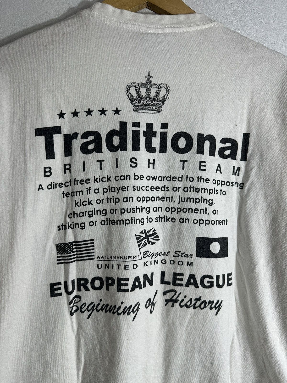 Beauty Beast BRITISH LONDON POEM UNITED KINGDOM LONG SLEEVE TE Size US L / EU 52-54 / 3 - 8 Thumbnail