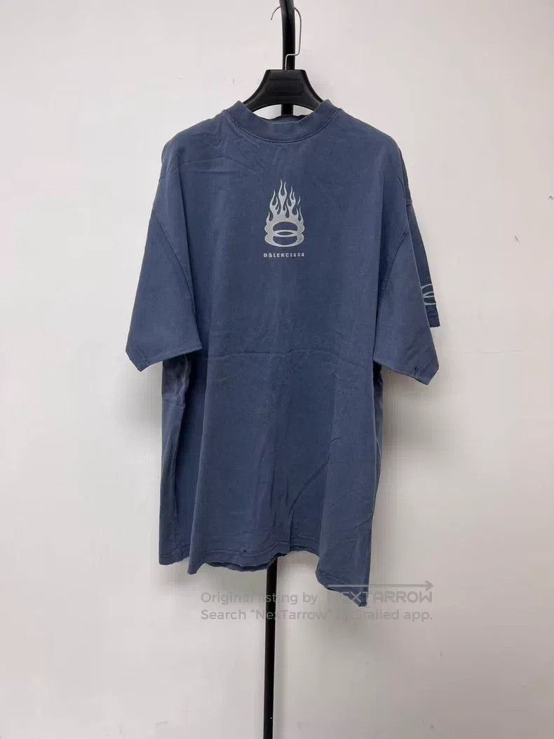 Balenciaga Letter print round neck short sleeve T-shirt