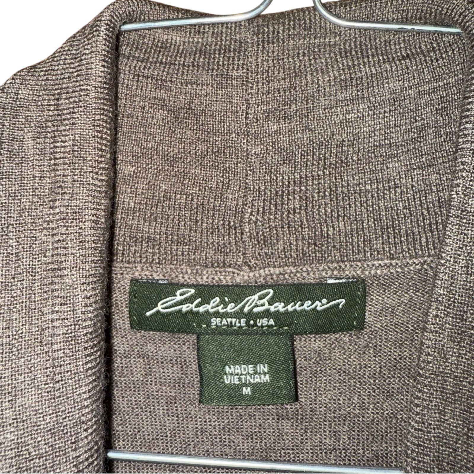 Eddie Bauer Eddie Bauer Size Medium Gray Open Front Cardigan Vest Size M / US 6-8 / IT 42-44 - 3 Thumbnail