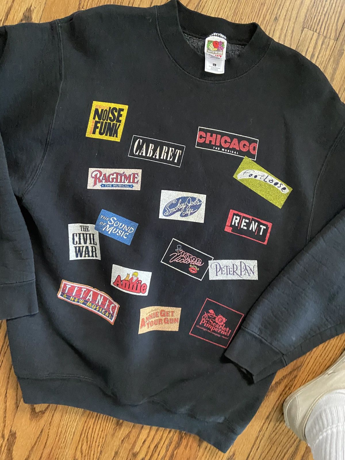 Vintage Vintage musical crewneck Size US L / EU 52-54 / 3 - 3 Thumbnail