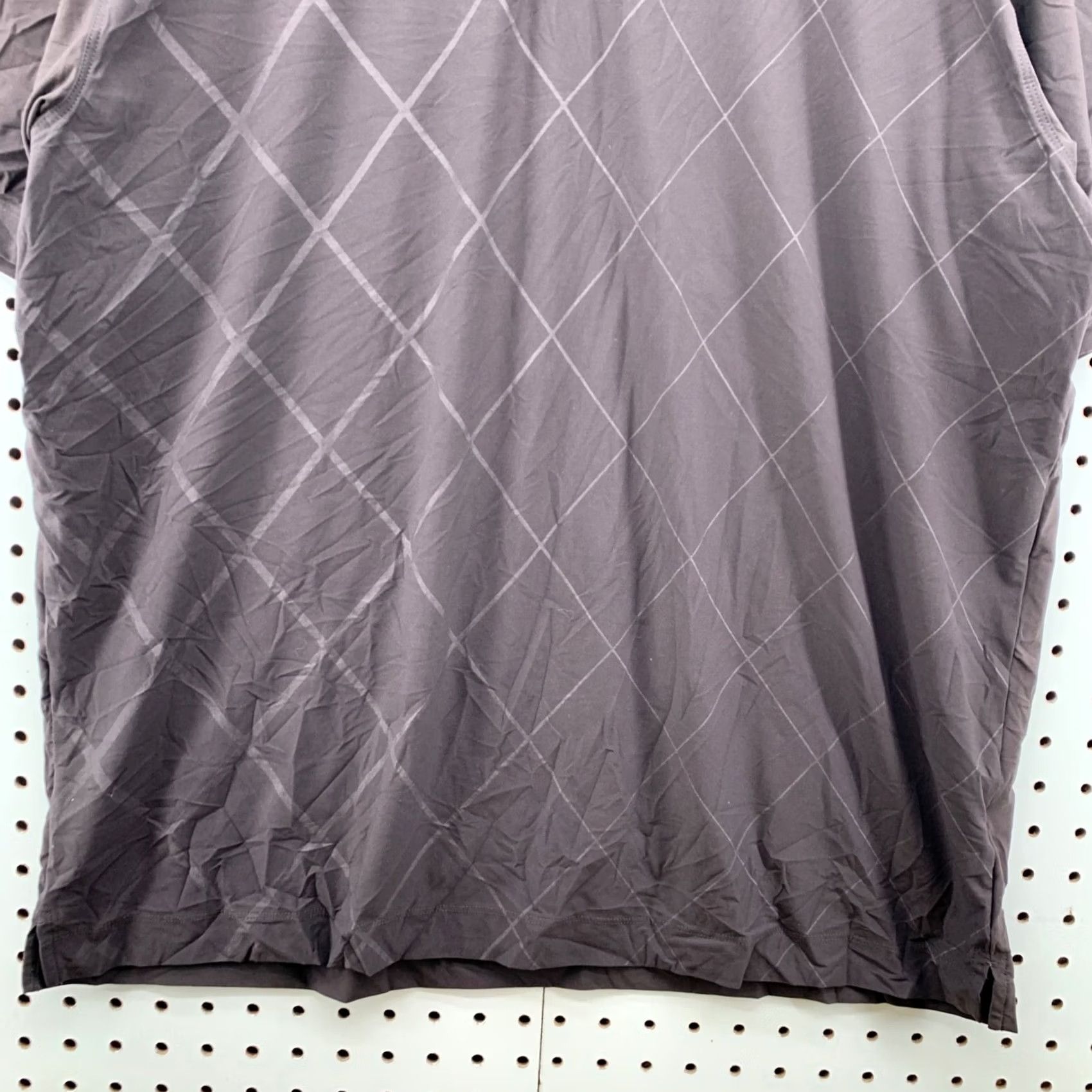 Nike Nike Golf Polo Shirt Mens L Brown Argyle Diamond Pattern Dri-Fit 22.5x30.5 Size US L / EU 52-54 / 3 - 6 Thumbnail