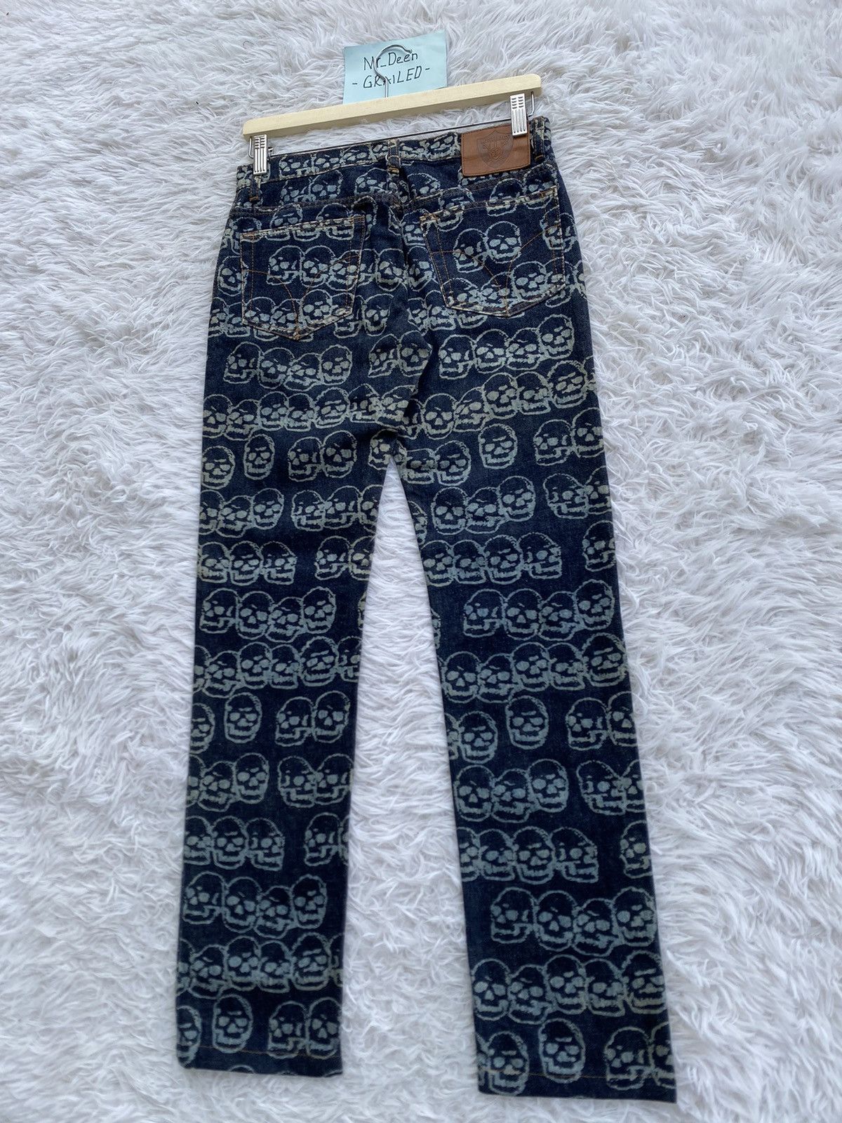 Hysteric Glamour Rare Vintage Hysteric Glamour Skulls All Over Jean/ Denim Size US 29 - 20 Thumbnail
