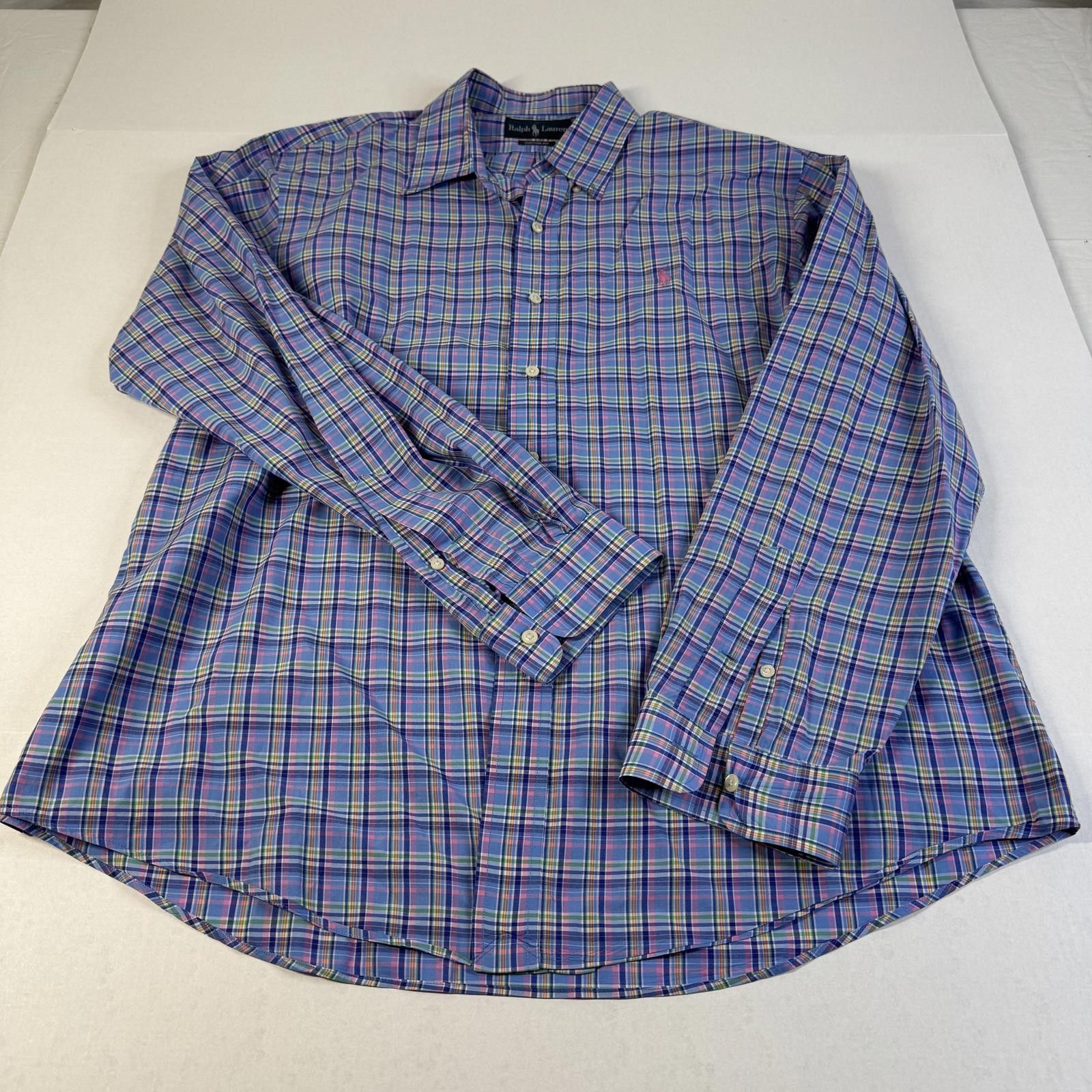 Polo Ralph Lauren Ralph Lauren Men’s Multi-Color Button Up Long Sleeve Size XL Size US XL / EU 56 / 4 - 1 Thumbnail