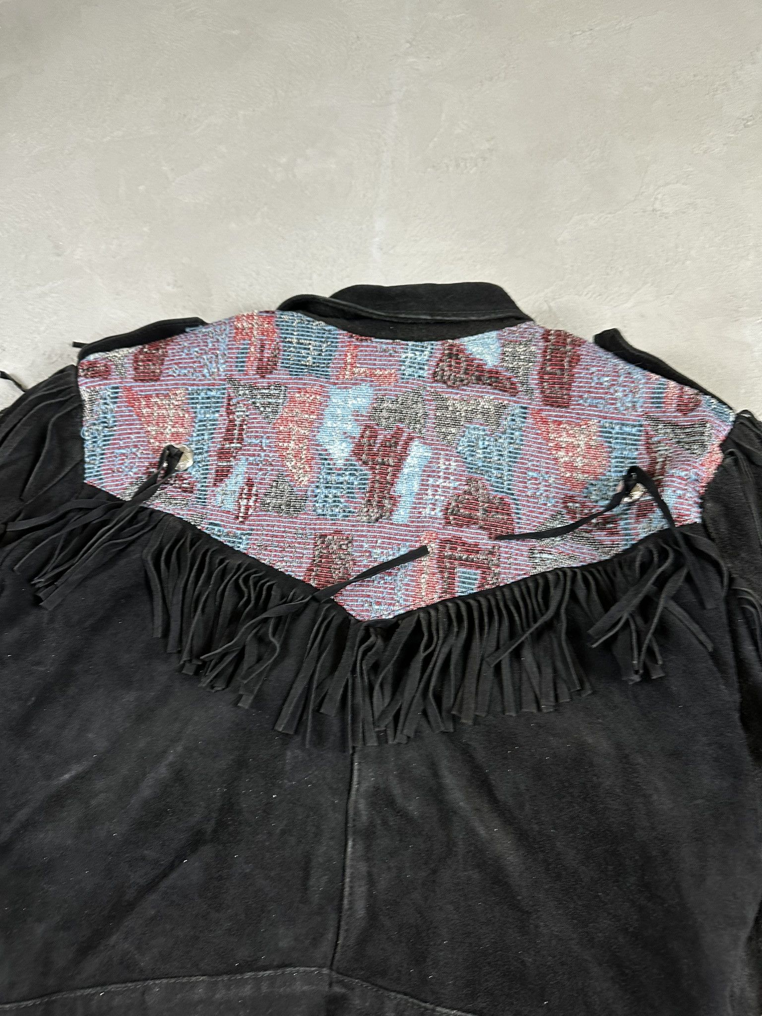 Genuine Leather Vintage Suede Avant Garde Cowboy Boxy Leather Jacket Size US M / EU 48-50 / 2 - 12 Thumbnail