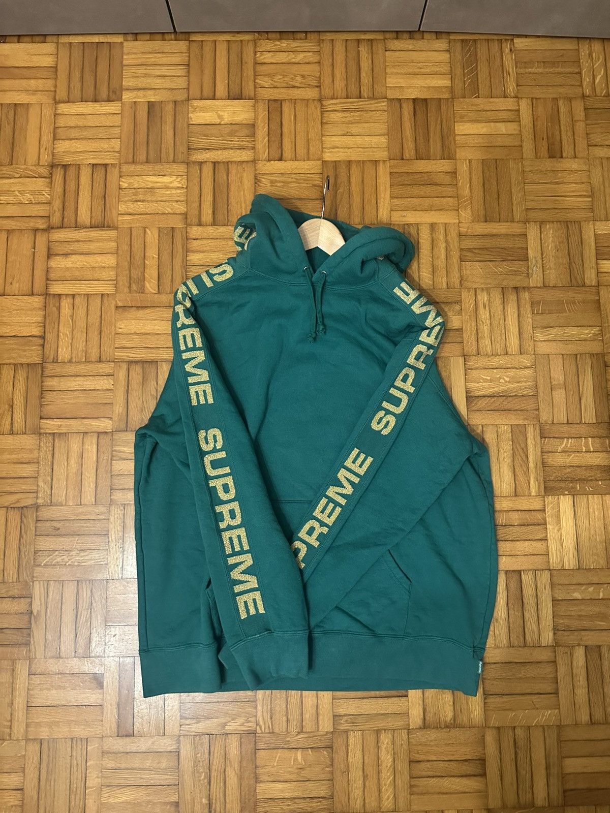 Supreme Metallic Rib selling Hooded Sweatshirt