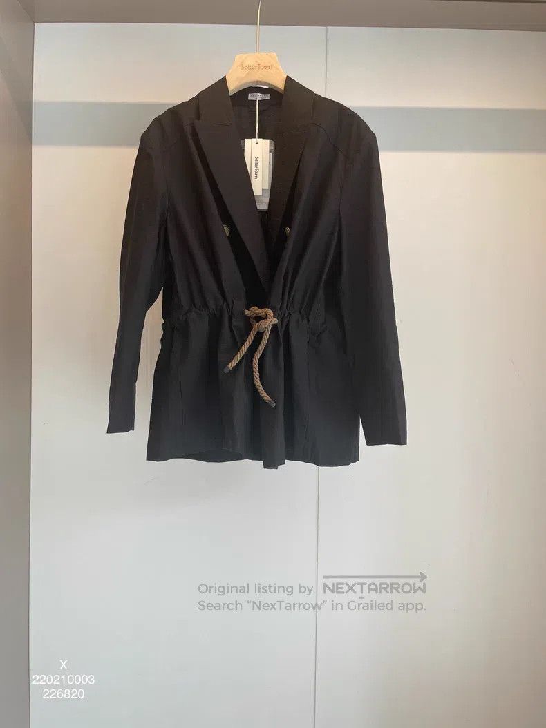 Brunello Cucinelli Black Cotton Jacket