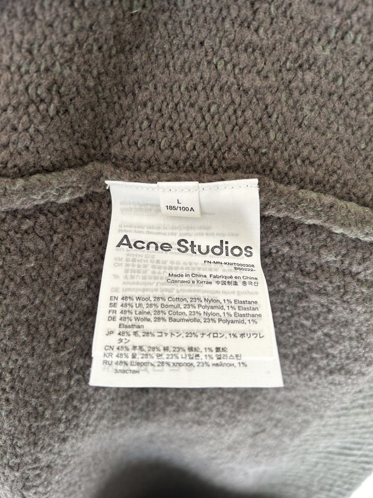 Acne Studios Acne Studios V-Neck Cardigan Size US L / EU 52-54 / 3 - 3 Thumbnail