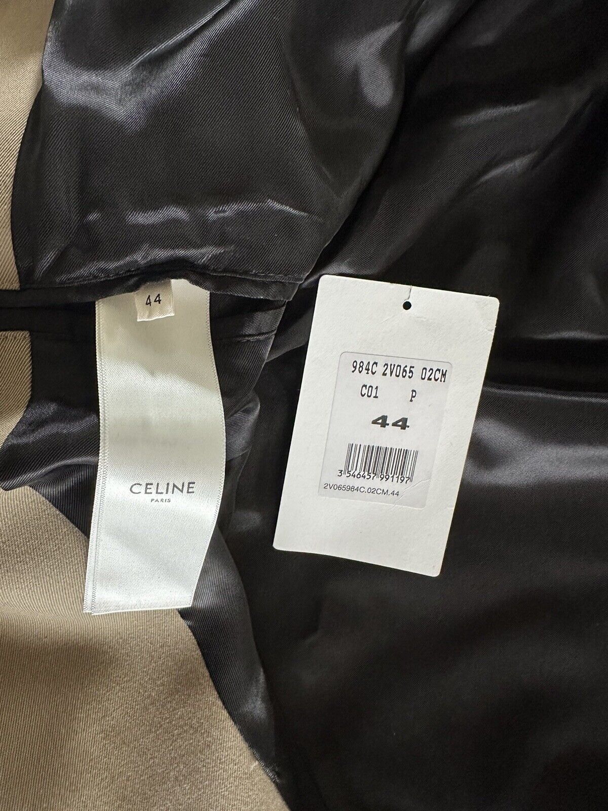 Celine × Hedi Slimane SS19 Harrington-style Jacket Beige Camel Bomber 44 xs Size US S / EU 44-46 / 1 - 5 Thumbnail