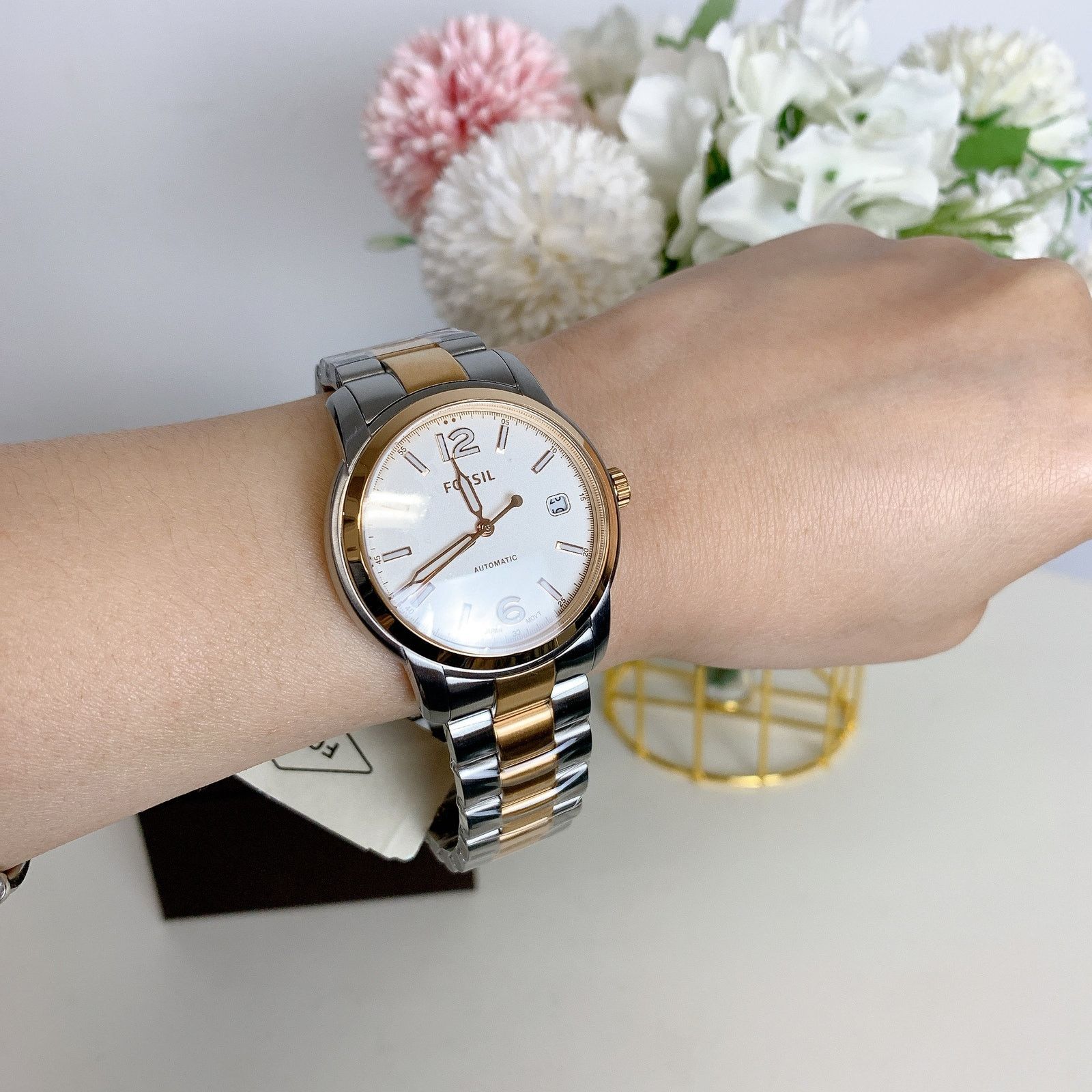 Fossil Fossil ME3227 Heritage Automatic Two-Tone Stainless Steel | Grailed