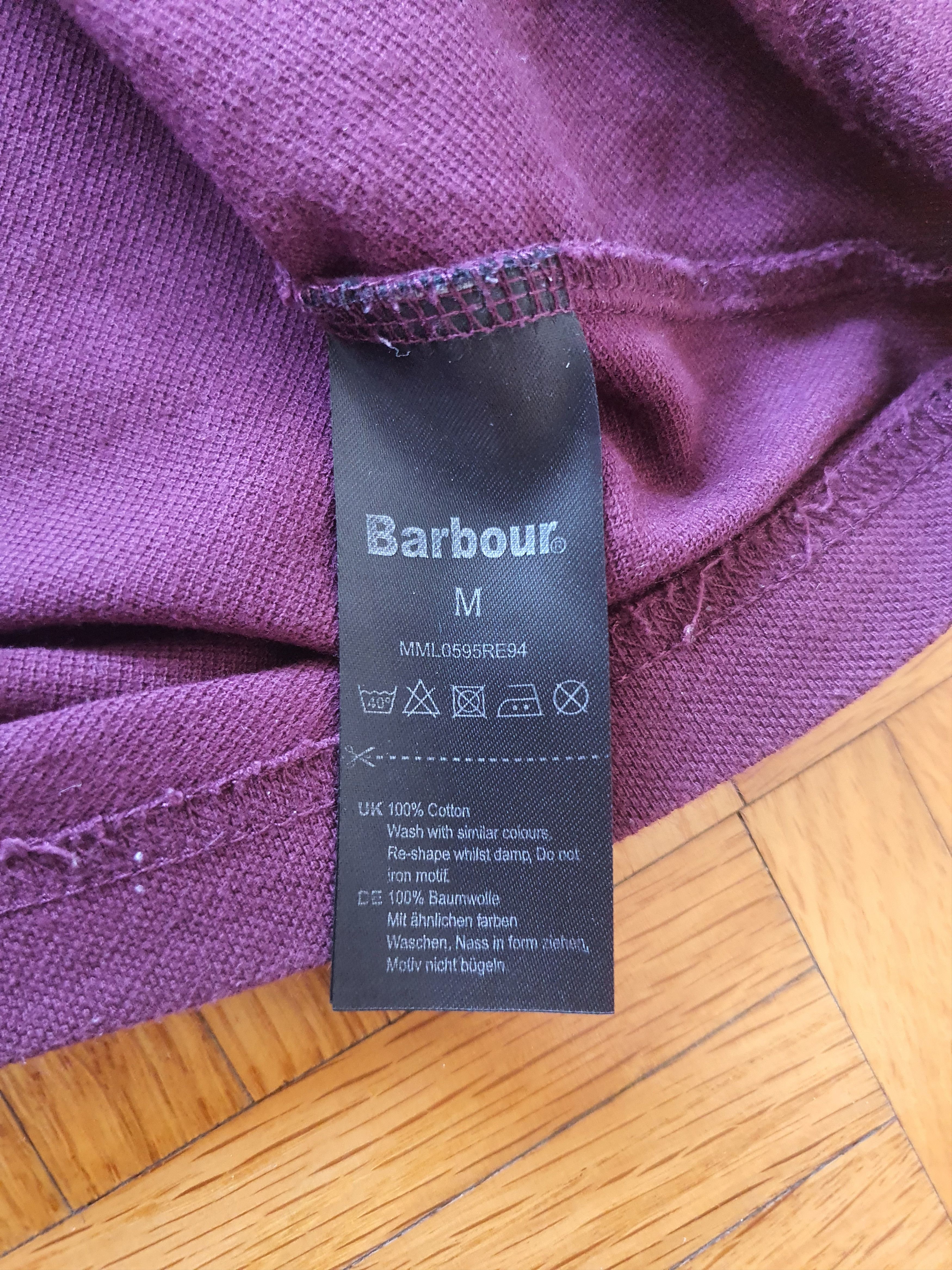 Barbour Long Sleeve Polo Shirt - AW 2015 - Purple - Sz M Size US M / EU 48-50 / 2 - 6 Thumbnail