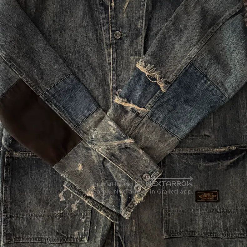 Neighborhood Neighborhood Work Denim Jacket Size US XL / EU 56 / 4 - 4 Thumbnail