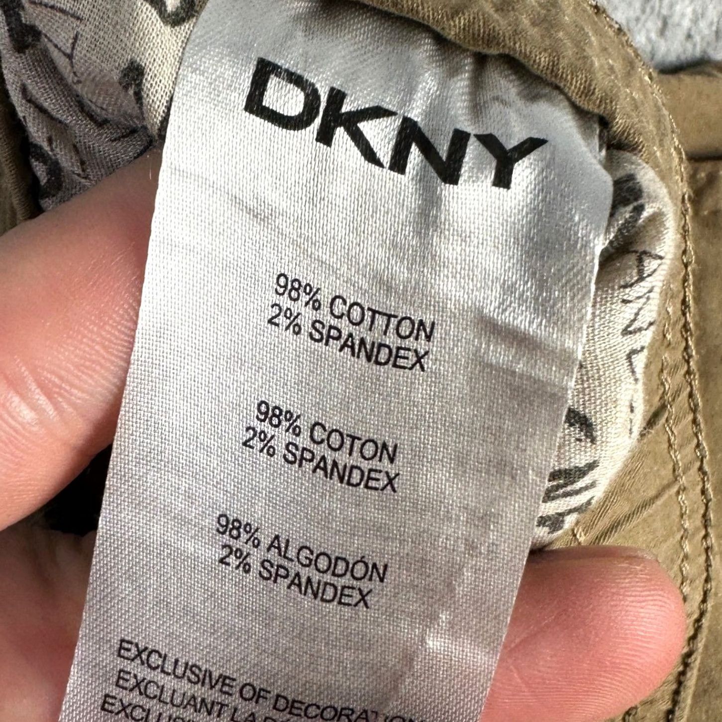 DKNY DKNY Mens Pull On Shorts Regular Medium Khaki Brown Pockets Casual NEW Waist 34 Inseam 8 Stretch Waistband Outdoor Mens Size US 31 - 5 Thumbnail