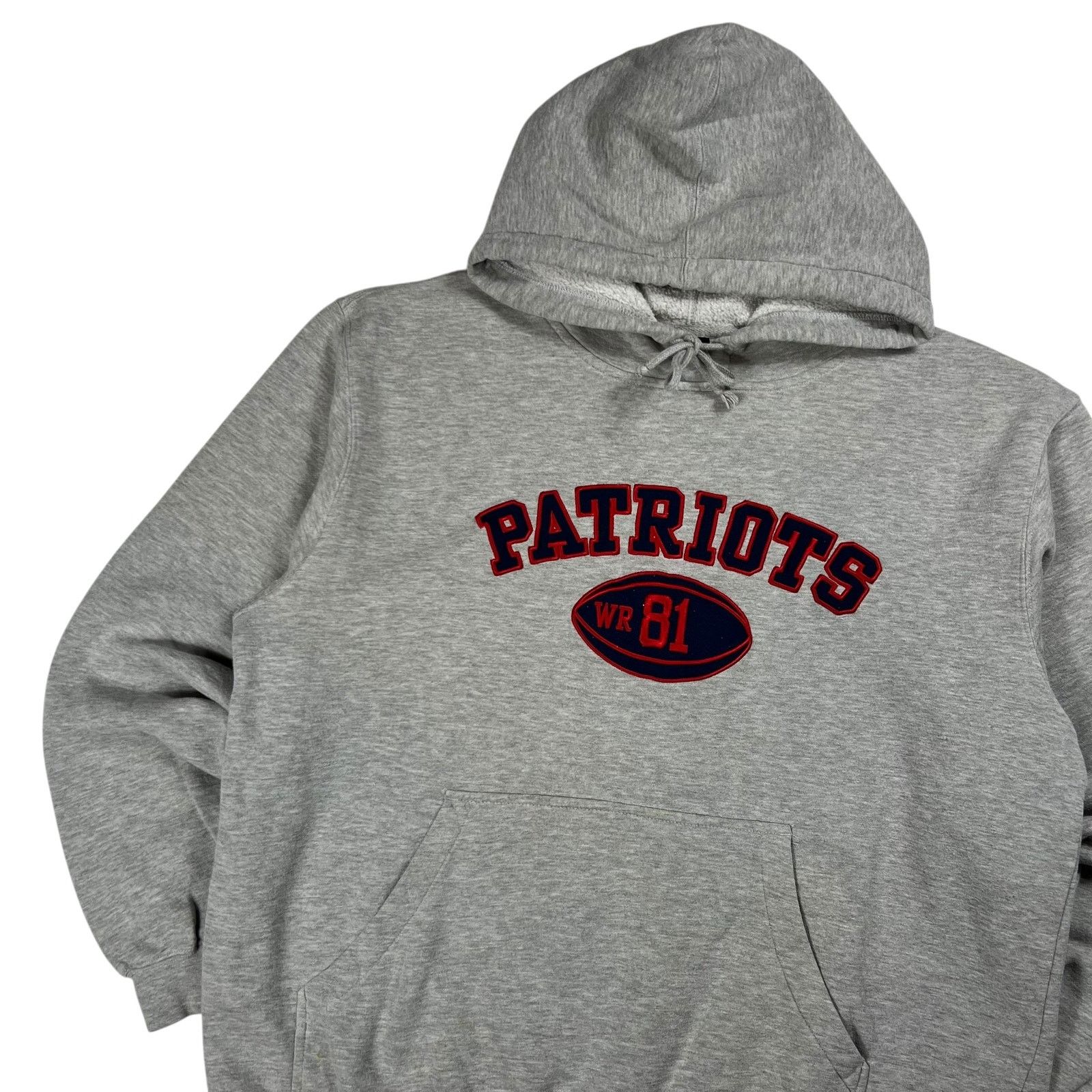 NFL × Vintage Vintage Y2K Reebok New England Patriots Randy Moss 81 hoodie Size US L / EU 52-54 / 3 - 4 Thumbnail