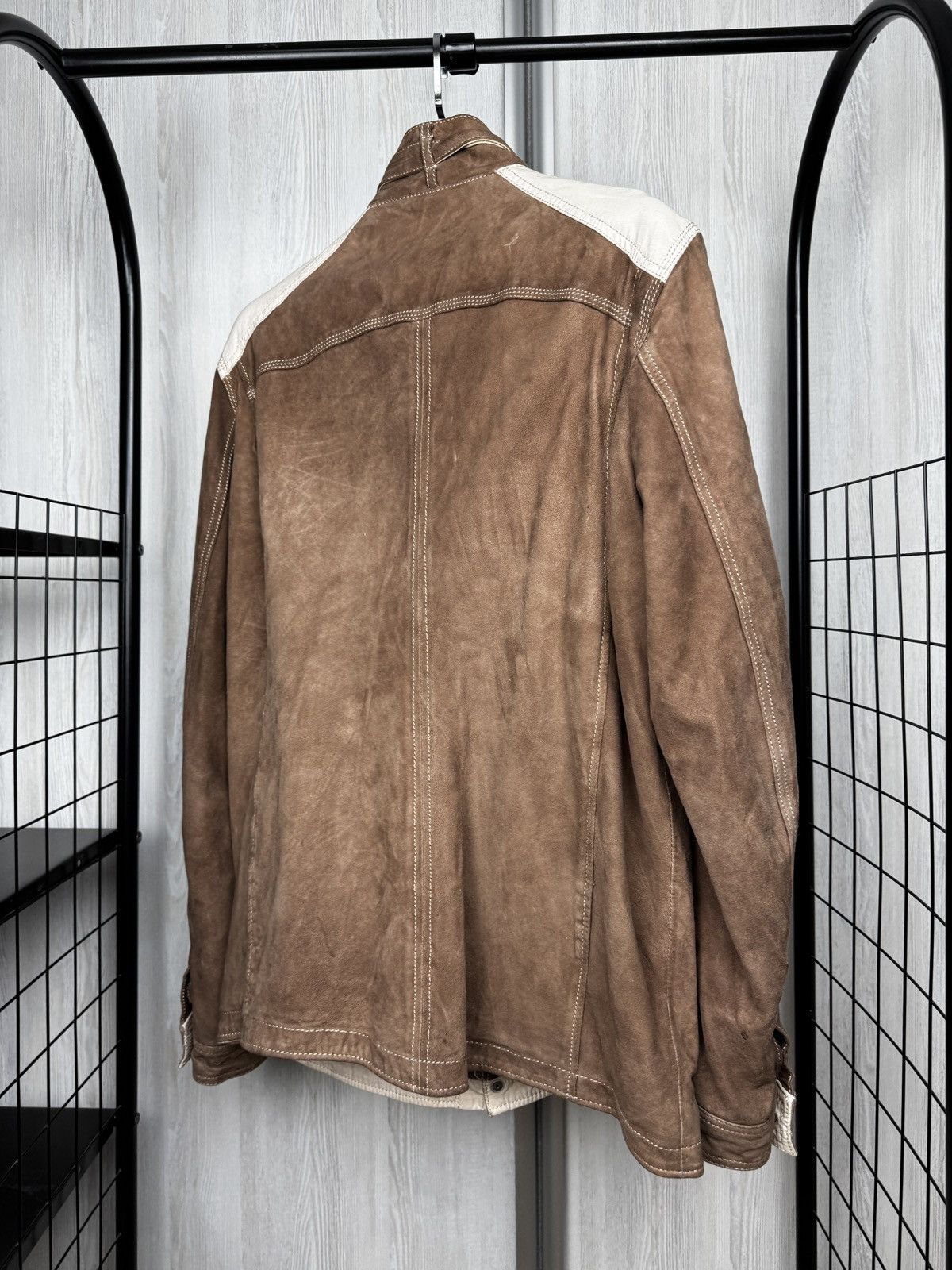 Dolce & Gabbana Dolce & Gabbana Leader SS05 lambskin suede leather jacket Size US L / EU 52-54 / 3 - 11 Thumbnail