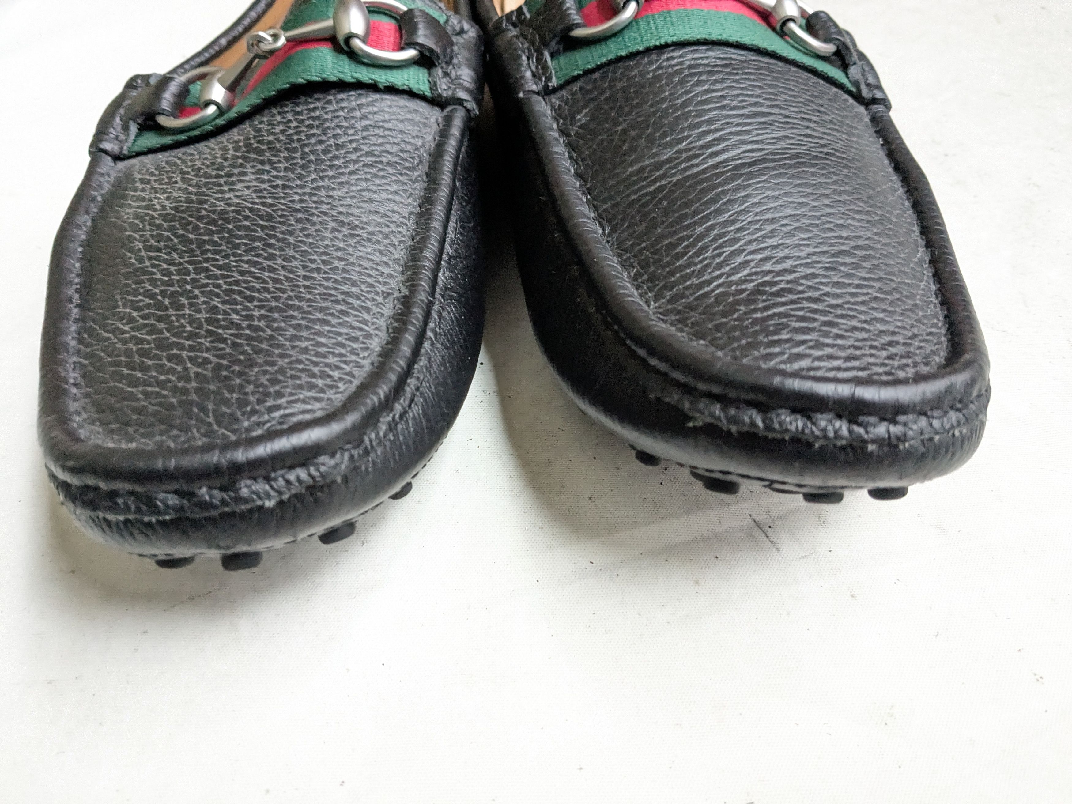 Gucci Gucci Horsebit Driving Loafers Black Leather 9 Slip On Size US 9 / EU 42 - 4 Thumbnail