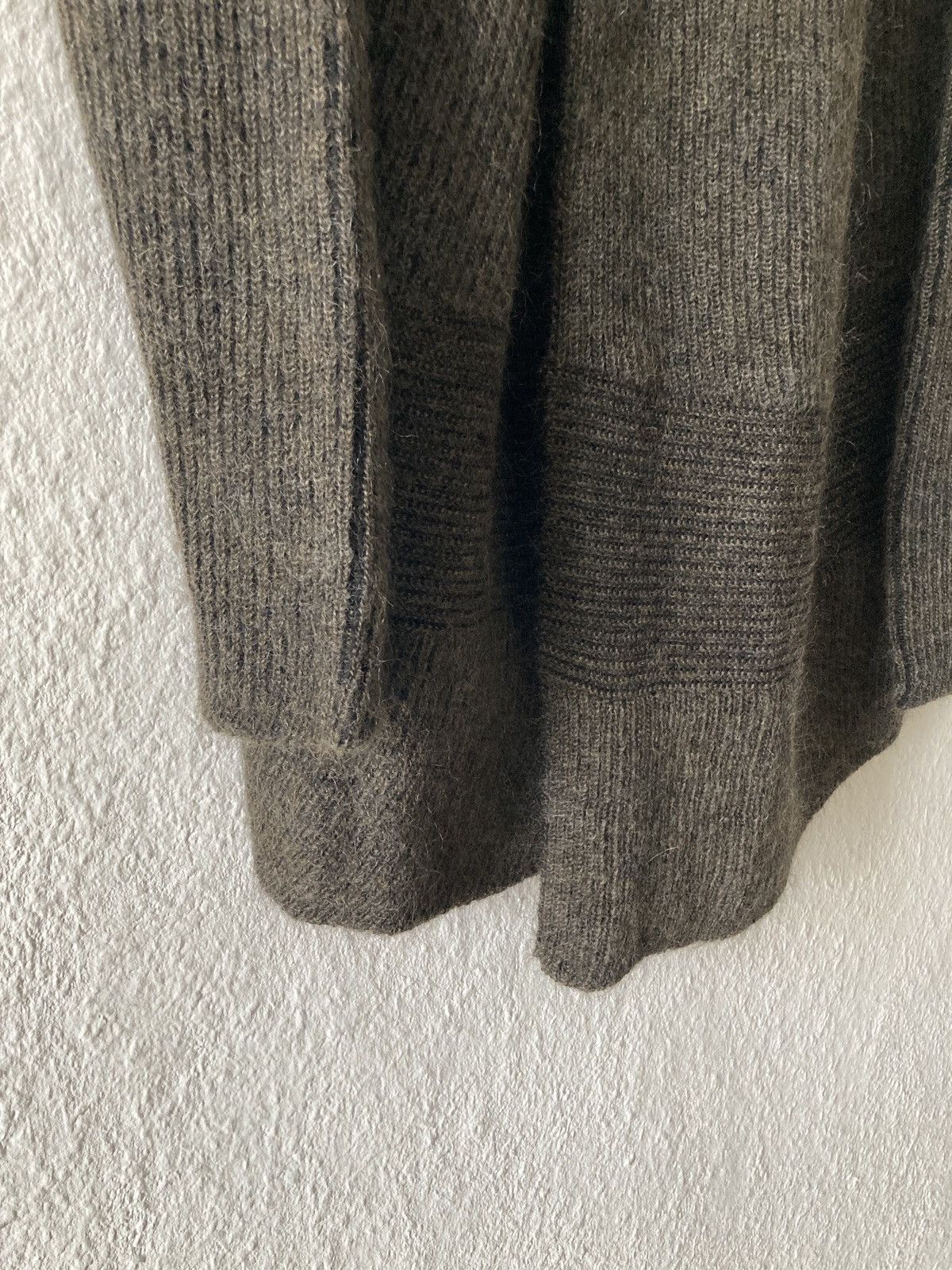 Rick Owens F/W 19 "LARRY" Hooded Mohair & Wool Knit Jacket Rick Owens L Size US L / EU 52-54 / 3 - 8 Thumbnail