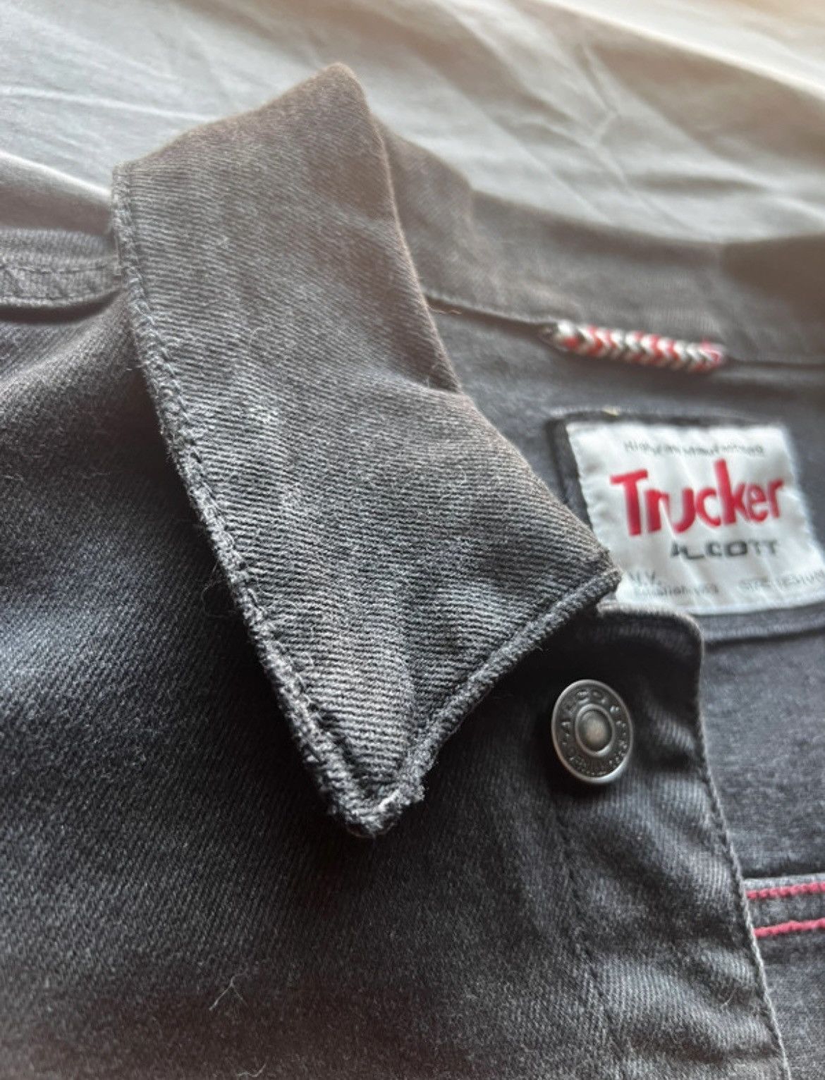 Vintage Alcott trucket jacket black in denim Size US M / EU 48-50 / 2 - 4 Thumbnail
