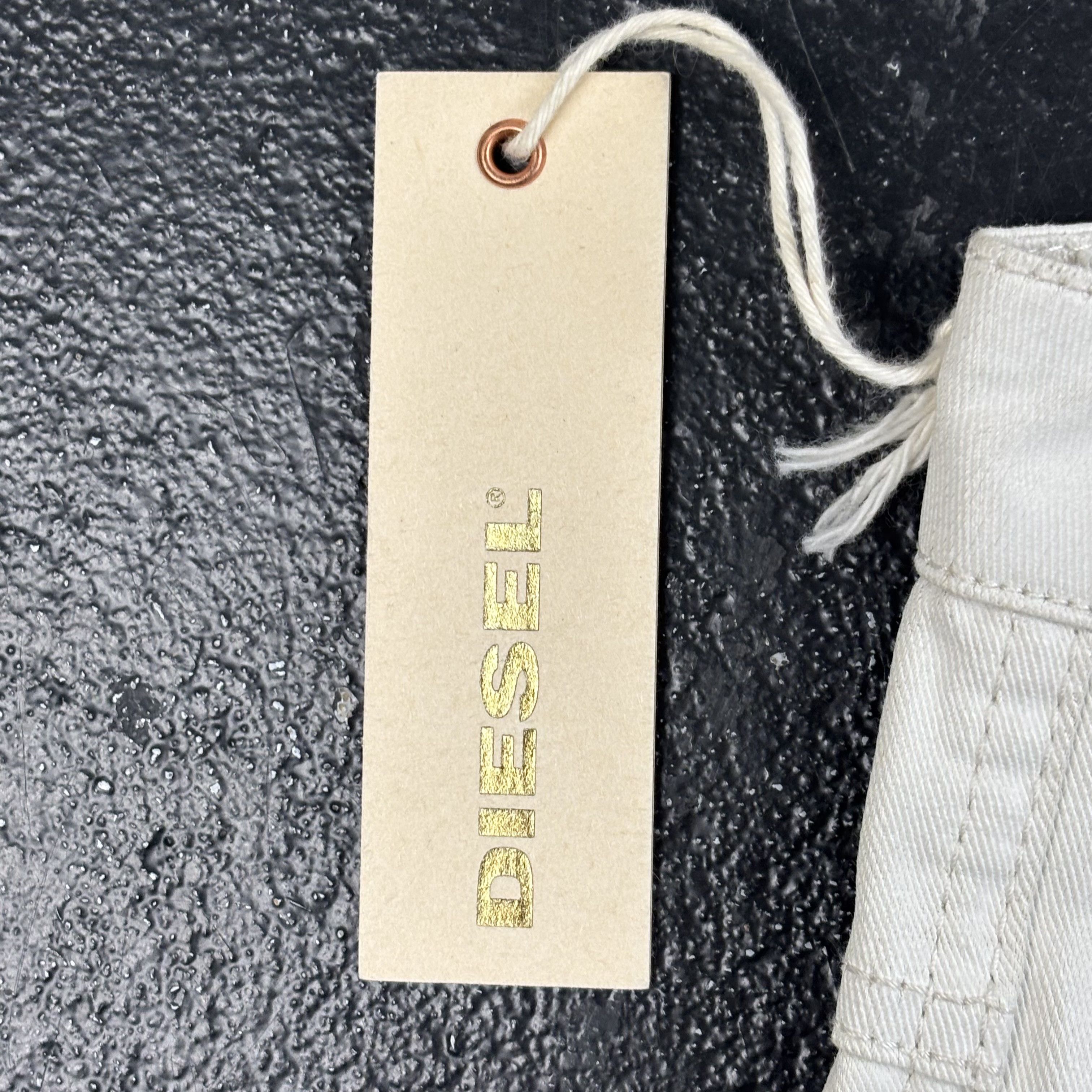 Diesel White Waxed Diesel Jeans Size US 41 - 5 Thumbnail