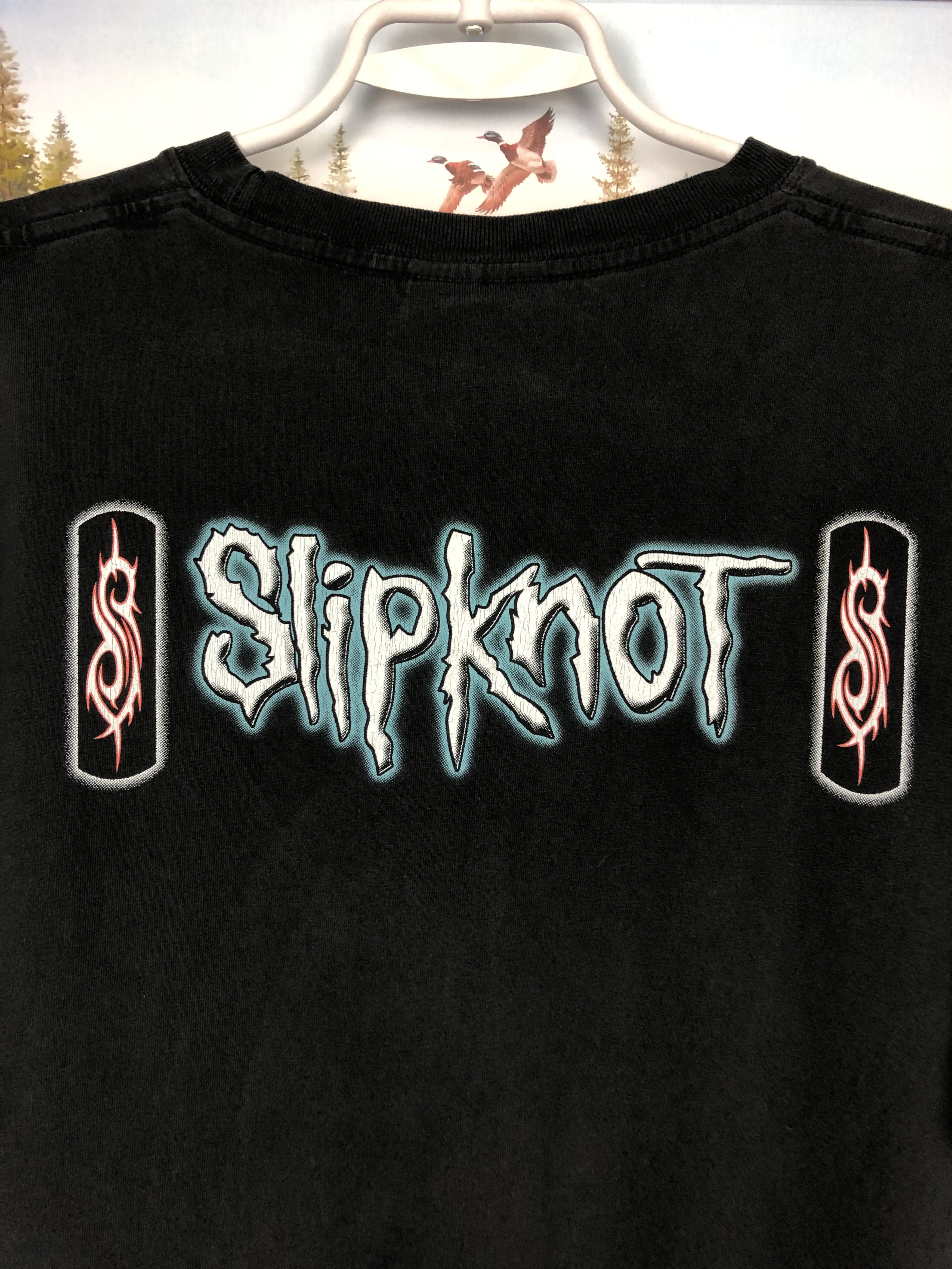 Band Tees Vintage Slipknot Iowa Band Shirt Over Print Tee Mens Black Size US M / EU 48-50 / 2 - 9 Thumbnail