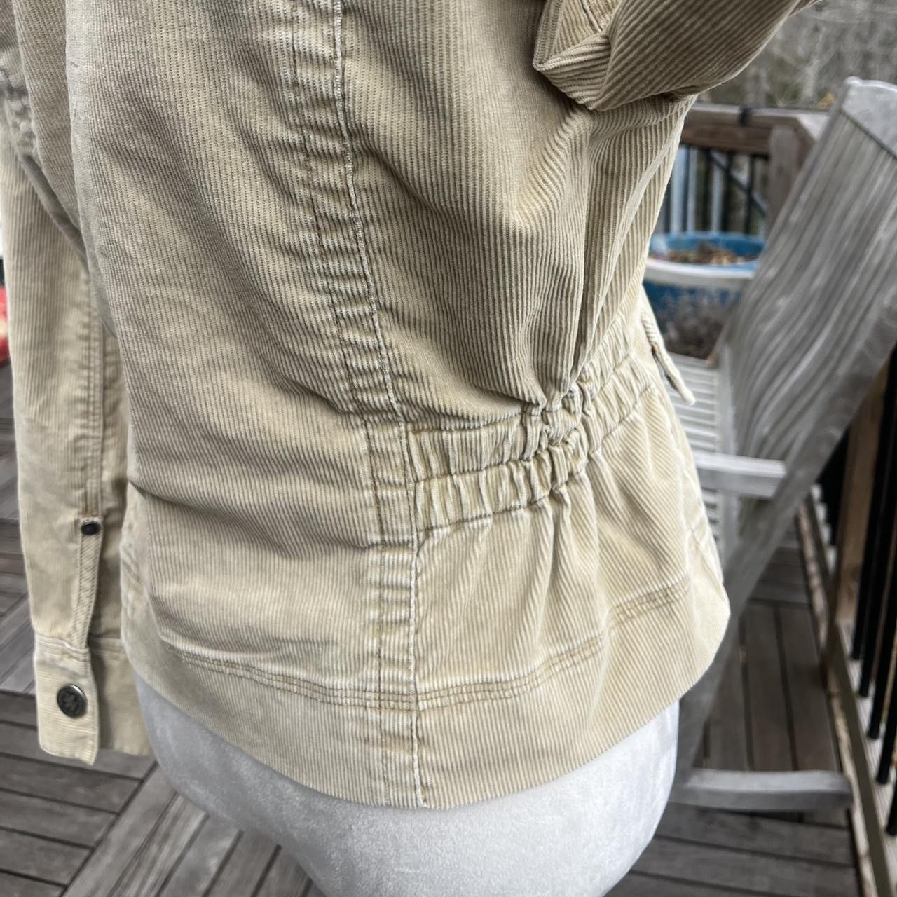 Tommy Jeans Women’s Tommy Jeans Corduroy Jacket with Zipper and Pockets Size L / US 10 / IT 46 - 3 Thumbnail