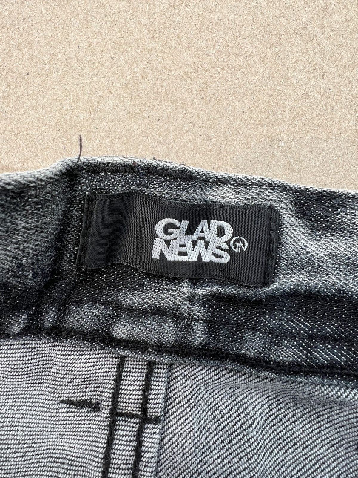 Japanese Brand GLAD NEWS Studded Denim Shorts Size US 34 / EU 50 - 7 Thumbnail