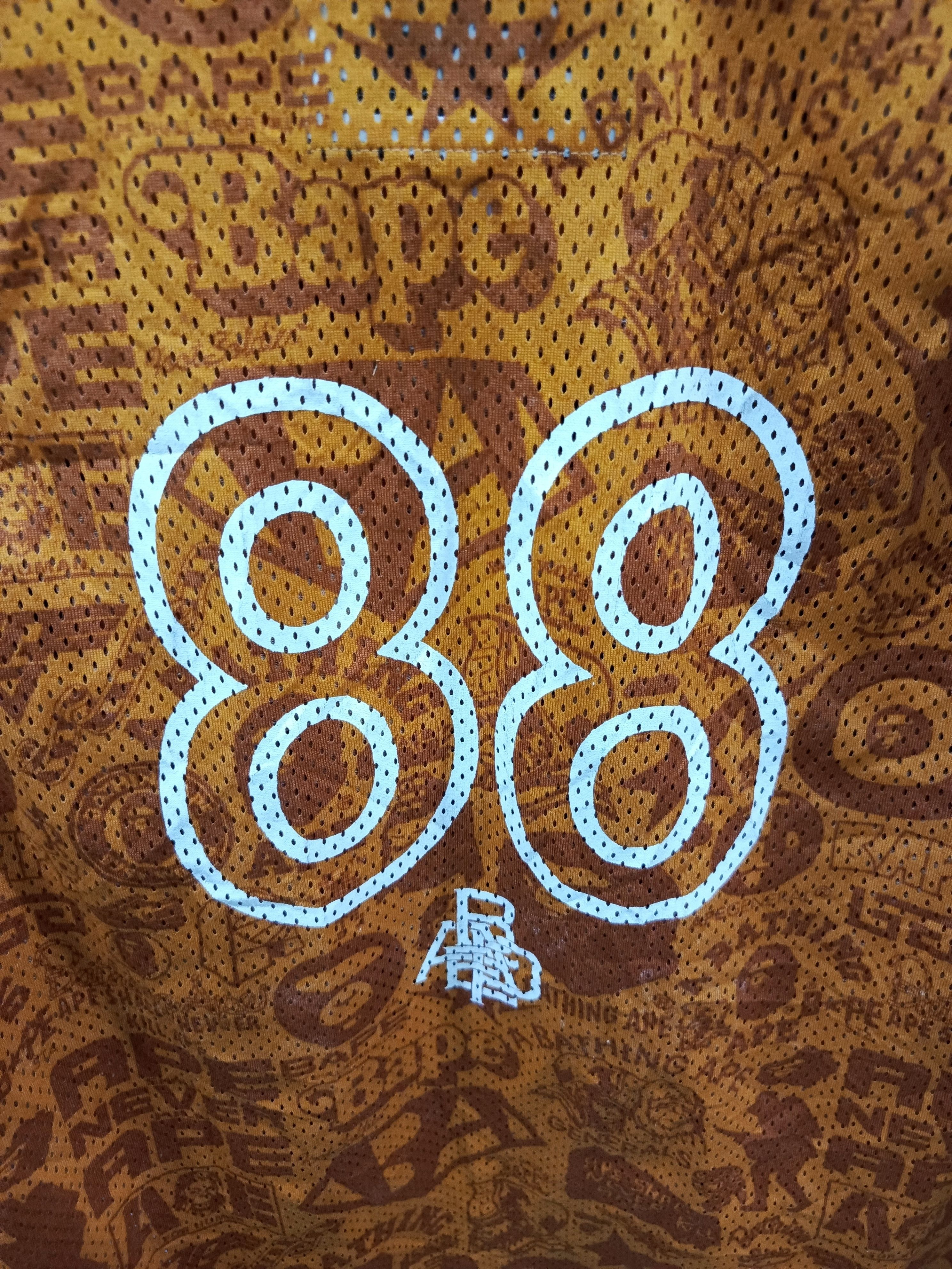 Bape BAPE (A Bathing Ape) basketball jersey. "BAPE 88" Size US XL / EU 56 / 4 - 7 Thumbnail