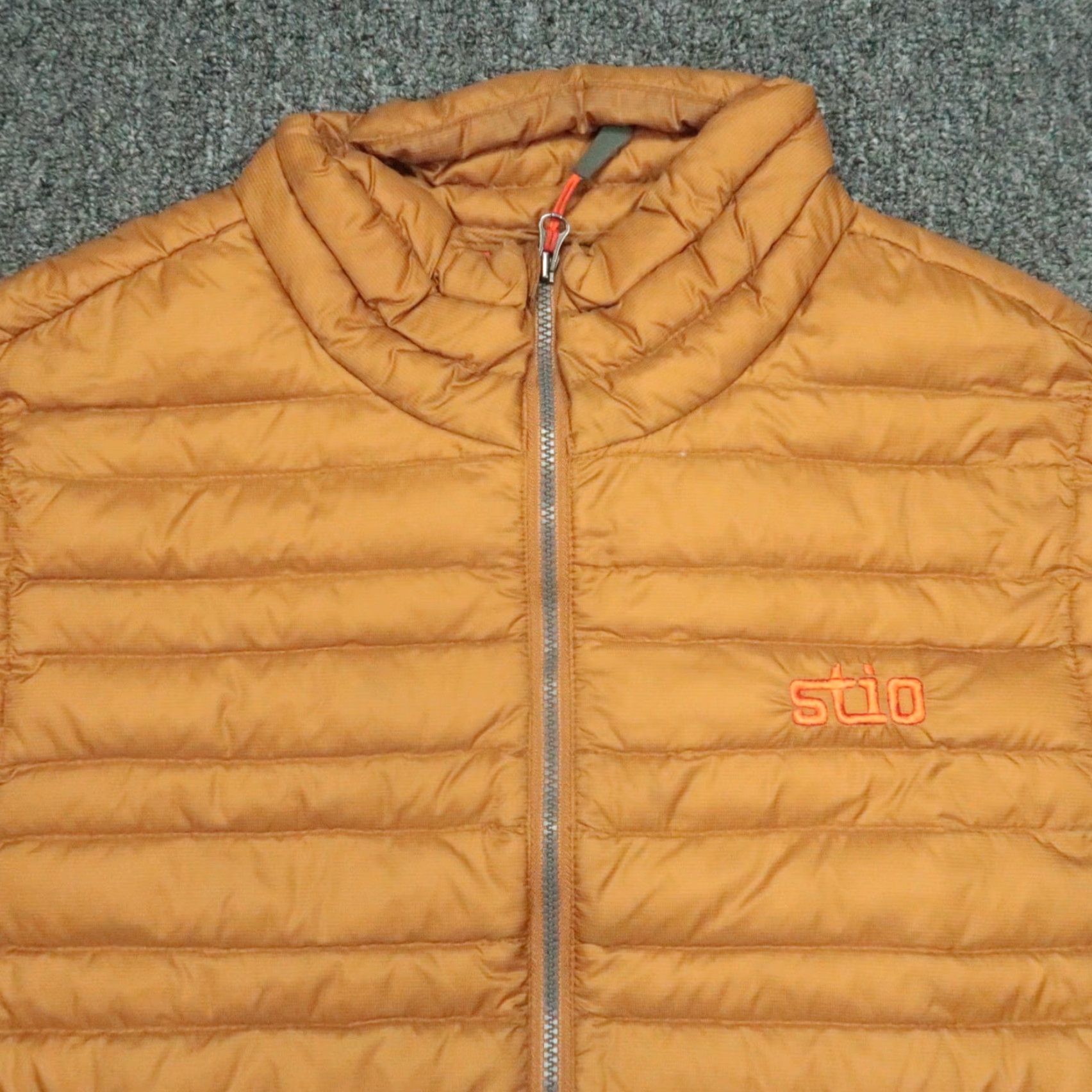 Vintage VINTAGE Stio Vest Mens Small Brown Down Puffer Zip Full Pocket Pertex Nylon Softshell Mid-Length Size US M / EU 48-50 / 2 - 2 Thumbnail