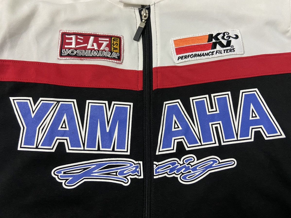 Vintage × Yamaha Vintage Yamaha Team Racing Motorcycle Grand Prix Zipper Tee Size US L / EU 52-54 / 3 - 5 Thumbnail