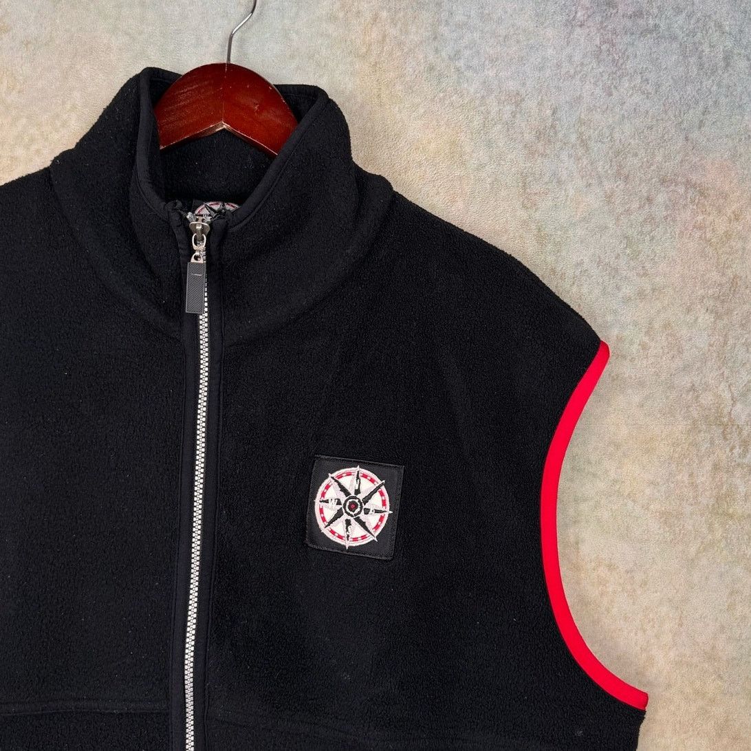 Marlboro × Vintage VTG Marlboro Unlimited Vest Sz XL Full Zip Fleece Black Size US L / EU 52-54 / 3 - 3 Thumbnail