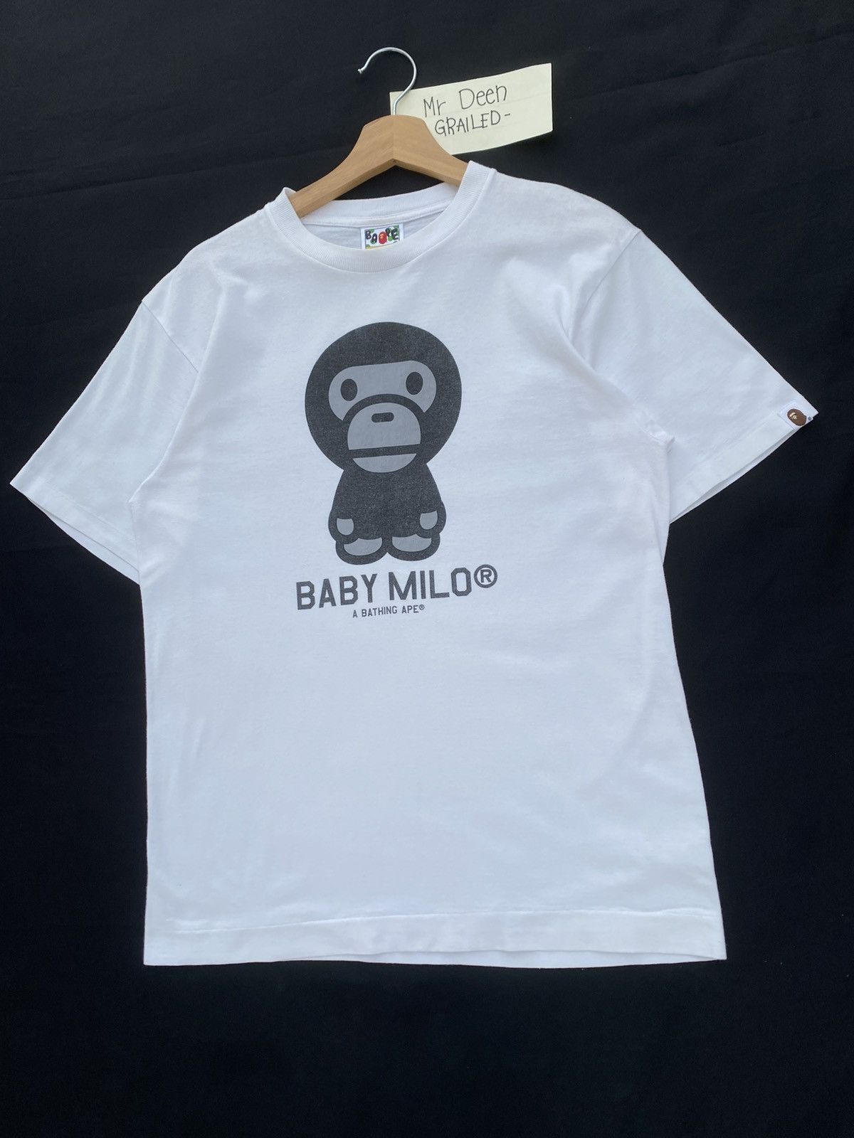 Bape Vintage Baby Milo A Bathing Ape White Tee Size US M / EU 48-50 / 2 - 4 Thumbnail