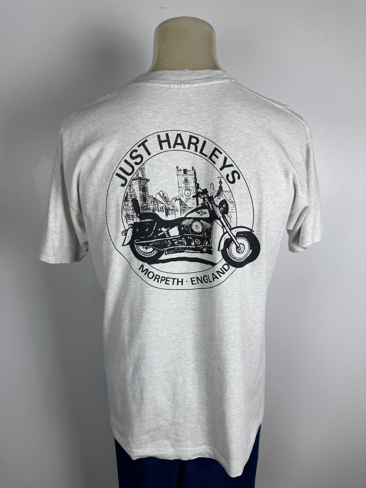 Harley Davidson Harley Davidson Just Harleys Morpeth England Vintage T Shirt Size US L / EU 52-54 / 3 - 1 Thumbnail