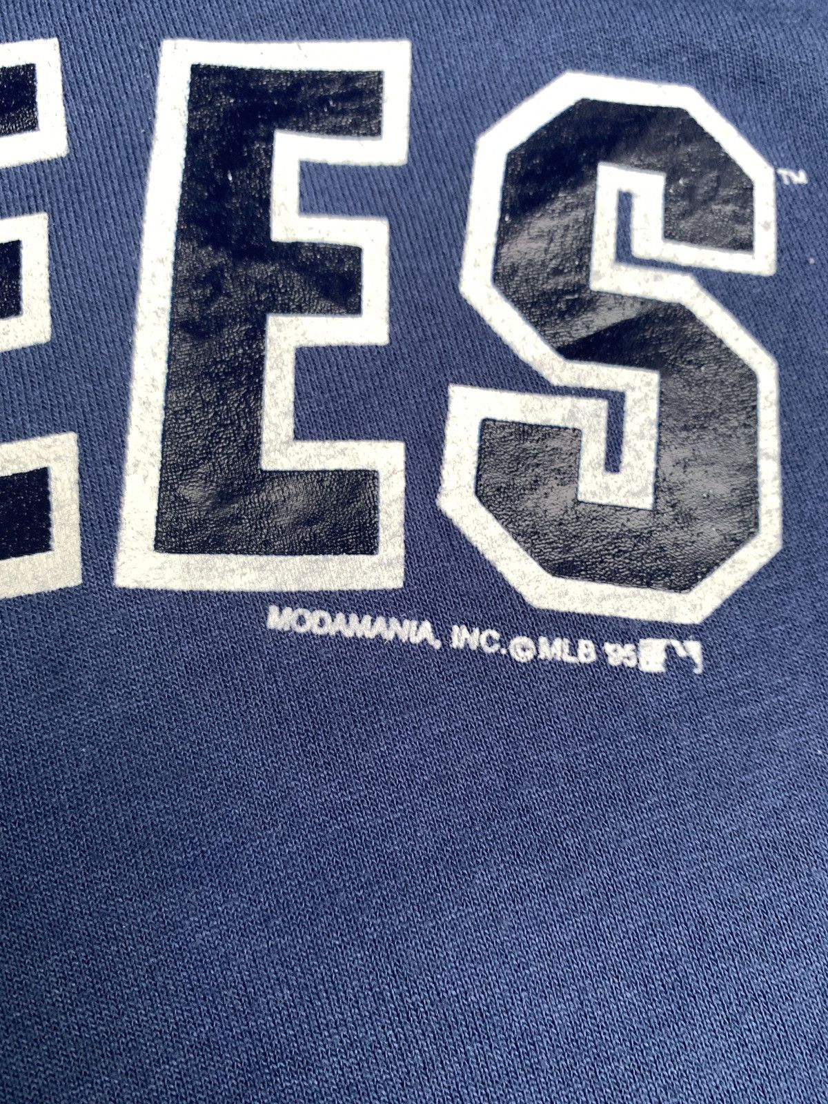 New York Yankees × Vintage 1995 New York Yankees MLB Art by MODAMANIA Spell Ringer Tee Size US L / EU 52-54 / 3 - 4 Thumbnail