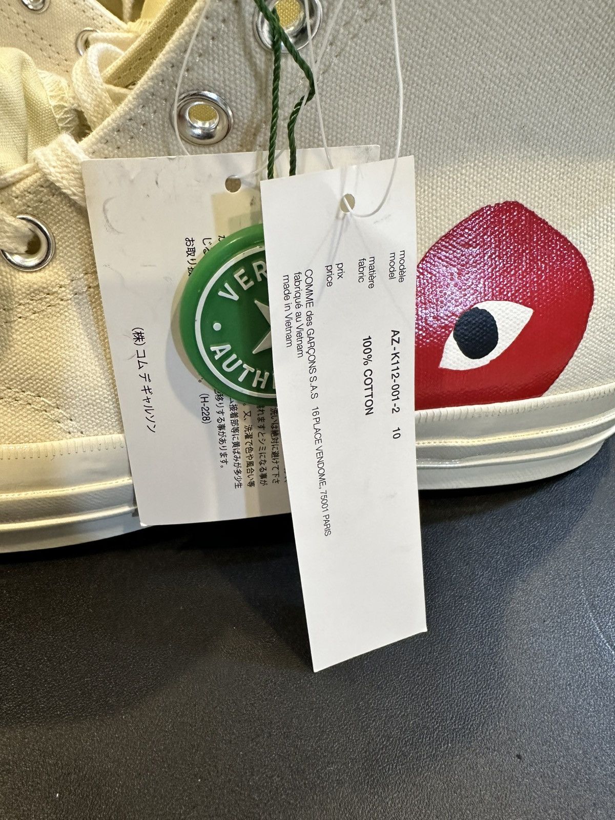 Comme des Garcons PLAY × Converse Converse x PLAY Comme des Garçons Chuck 70 Size US 10 / EU 43 - 4 Thumbnail