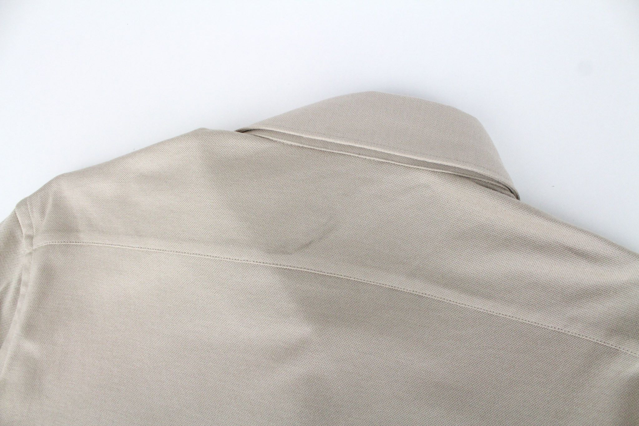 Suitsupply 39/ 15 1/2/40/ 15 3/4 Beige Extra Slim Cotton Polo 72431 Size 40R - 8 Thumbnail