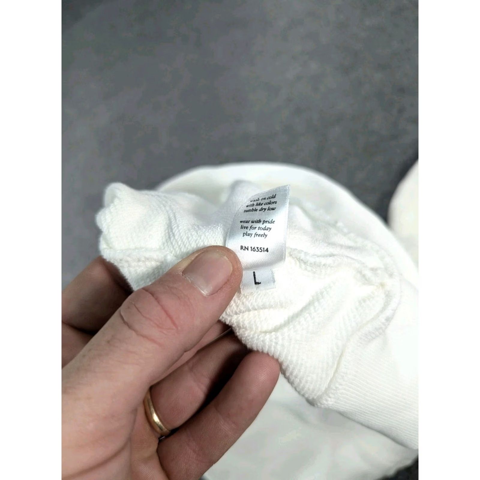 Vintage WillBO Men’s 1/4 Zip Sweatshirt Jacket White Size Large Size US L / EU 52-54 / 3 - 4 Thumbnail