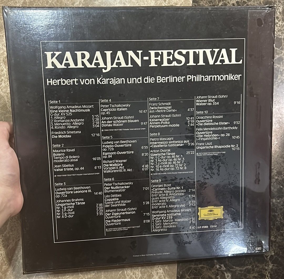 Other Karajan Festival Vinyl 5 LP Size ONE SIZE - 2 Thumbnail
