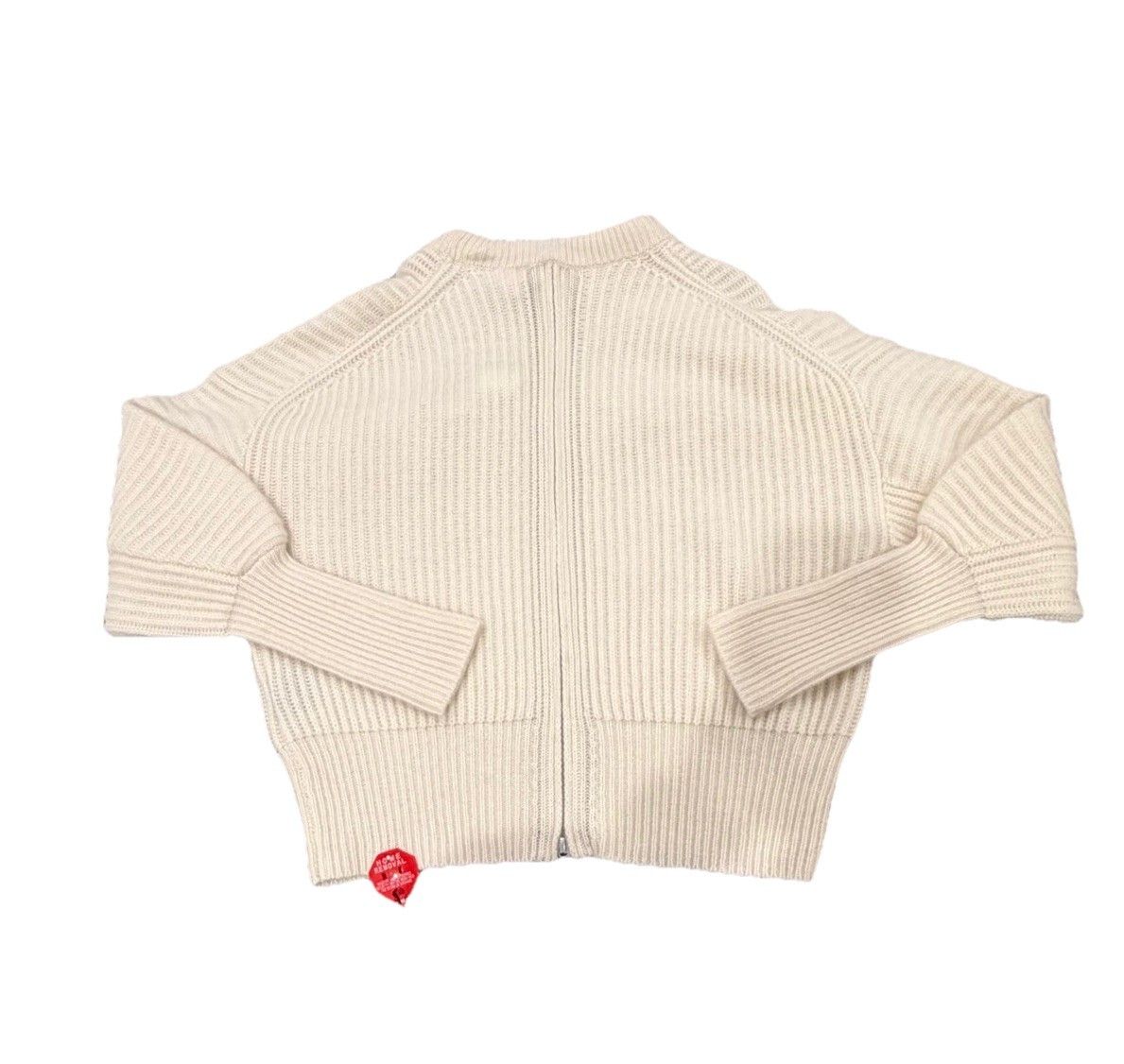 NakedCashmere Naked Cashmere NONAME Chloe Zip Back Cashmere Sweater Ivory Size S / US 4 / IT 40 - 6 Thumbnail