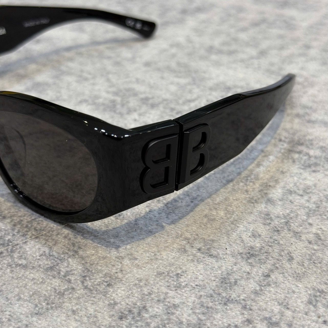 Balenciaga BALENCIAGA BB0324SK 001 Sunglasses BLACK GREY Size ONE SIZE - 2 Thumbnail