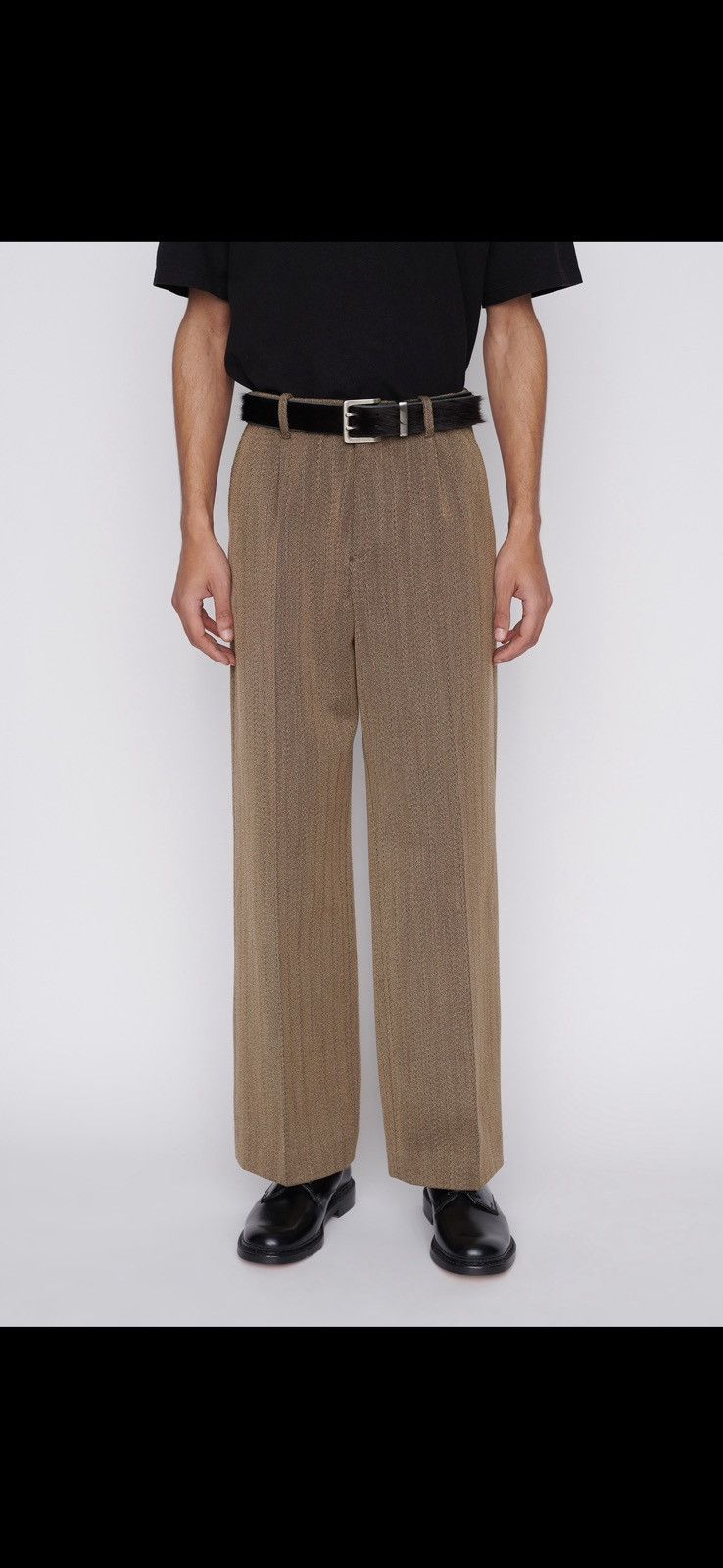 Image of Our Legacy Borrowed Chino Brown Broken Tweed Pants, Men's (Size 30)