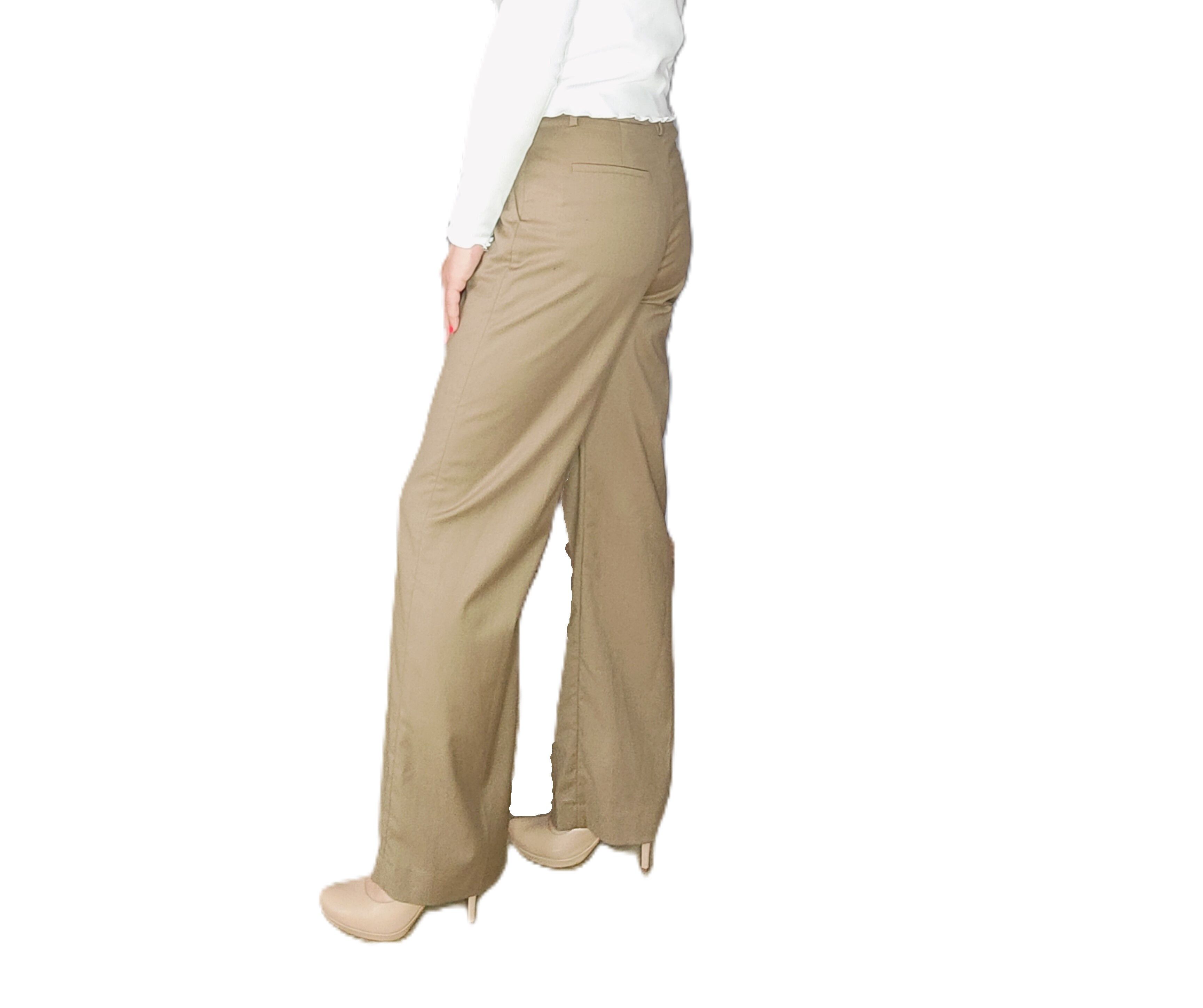 MUNTHE Elegant caramel wide leg trousers Size 26" / US 2 / IT 38 - 3 Thumbnail