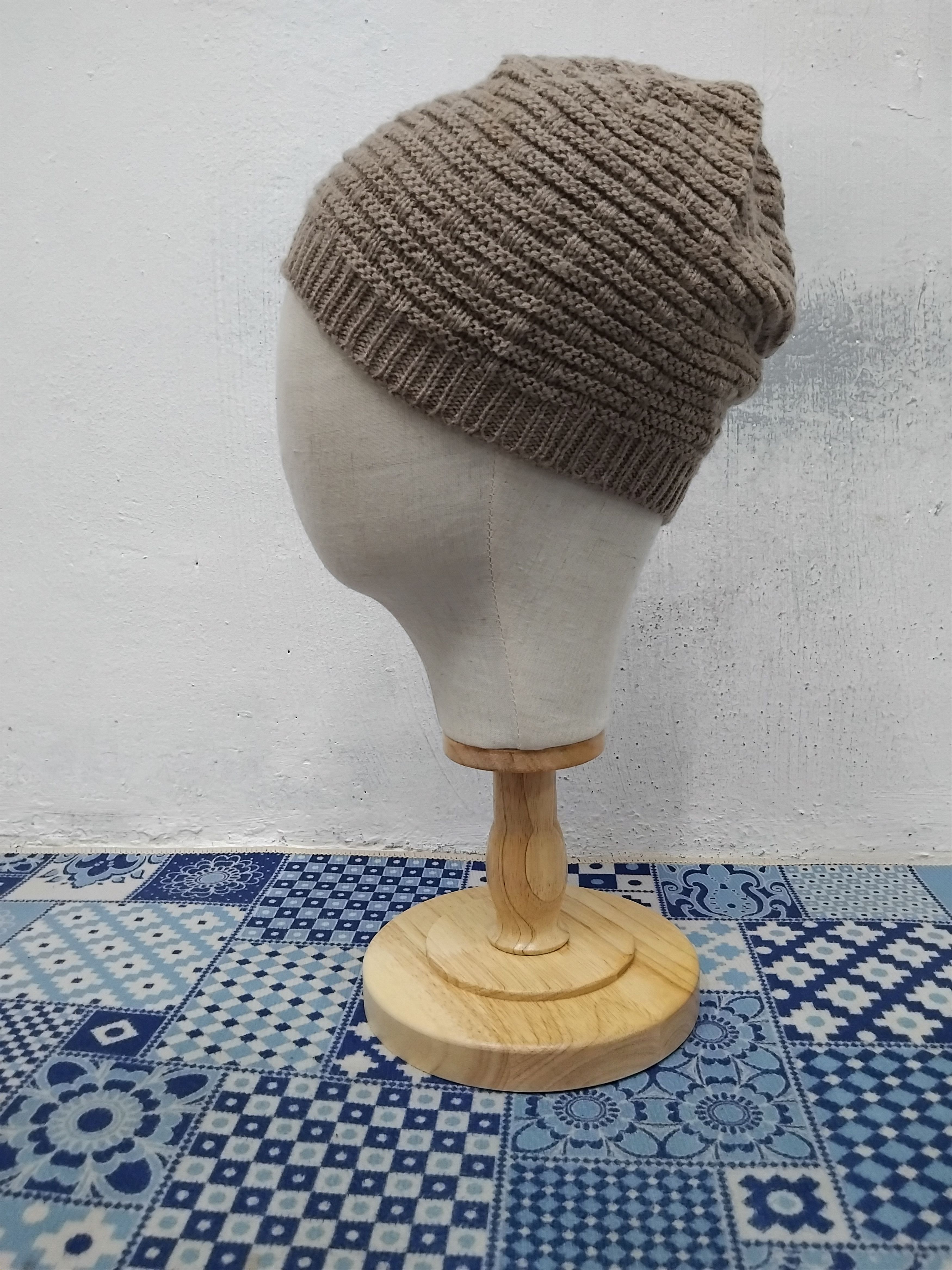 Japanese Brand 💥Meprise chocolate colour beanie hat Size ONE SIZE - 5 Thumbnail