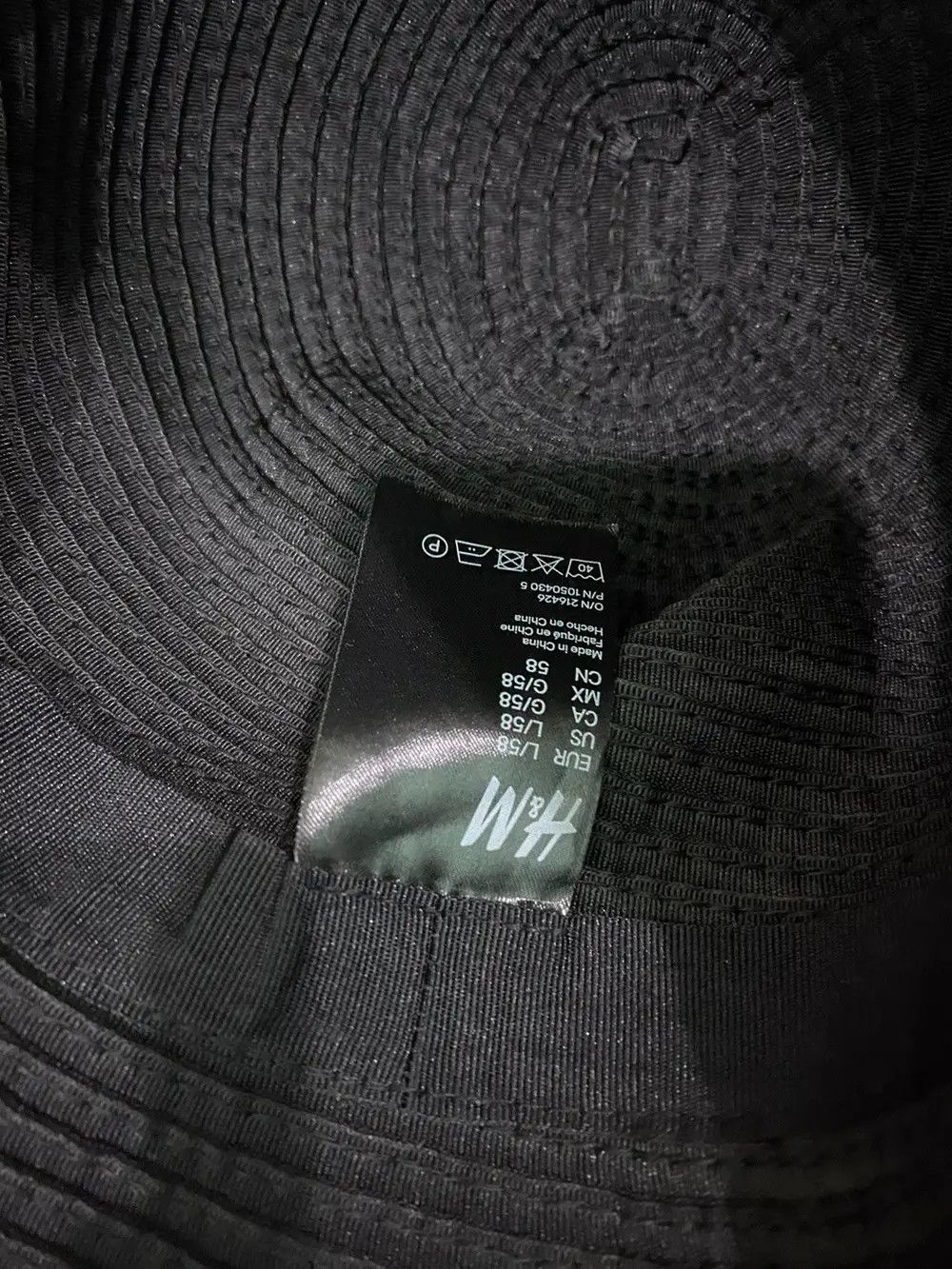 H&M × Vintage H&M Plain Bucket Hat Size ONE SIZE - 6 Thumbnail