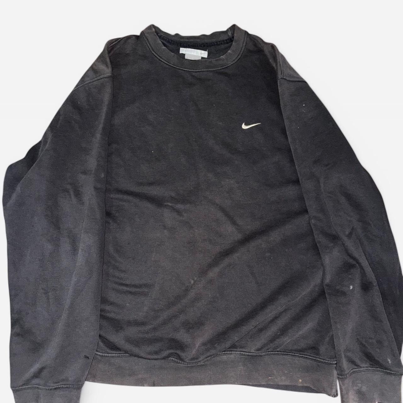 Nike × Vintage Vintage Nike Small Swoosh Sweatshirt - Size L Size US L / EU 52-54 / 3 - 1 Thumbnail